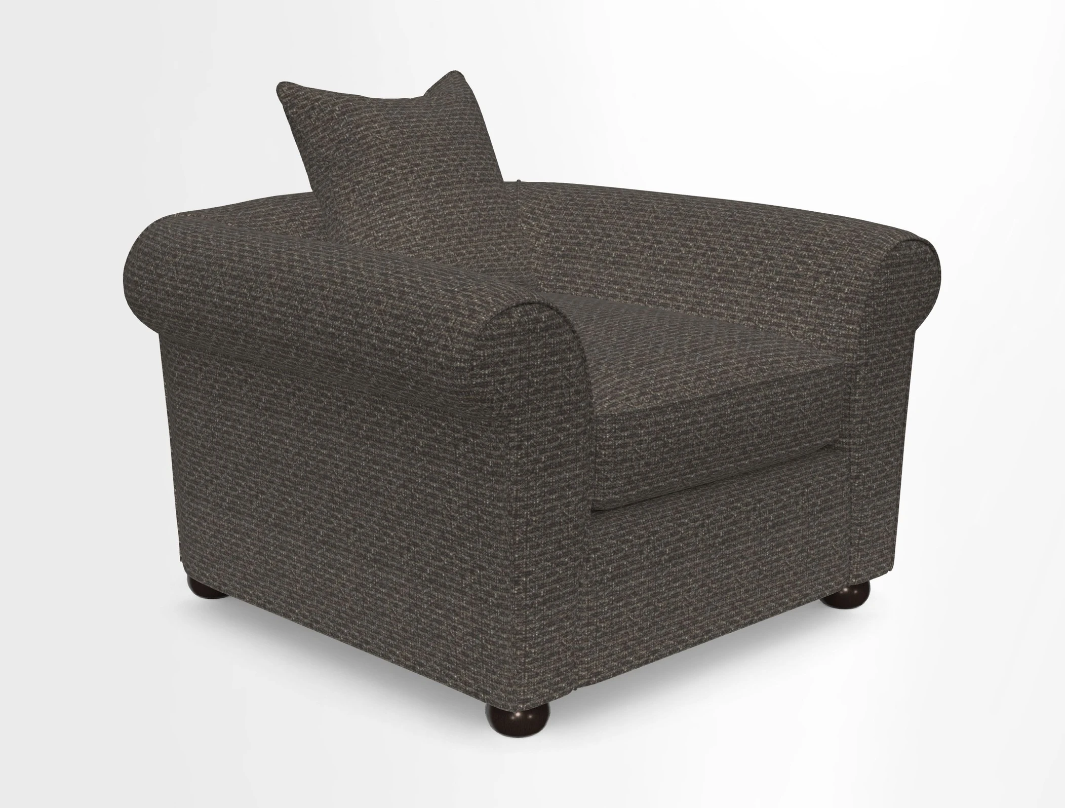 Lewes Chair in Two Tone Plain Biscuit