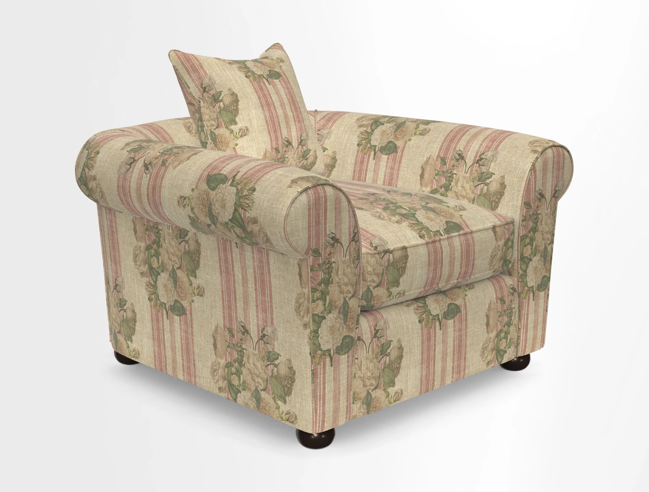 Lewes Chair in Two Tone Plain Biscuit