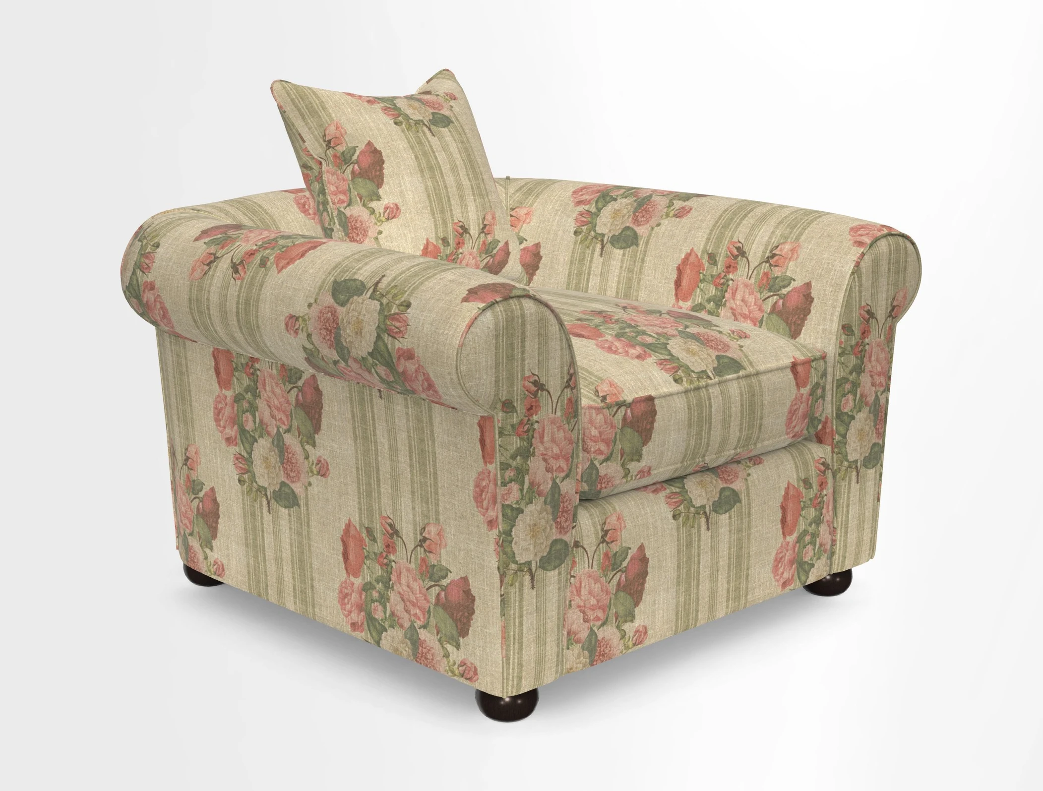 Lewes Chair in Two Tone Plain Biscuit