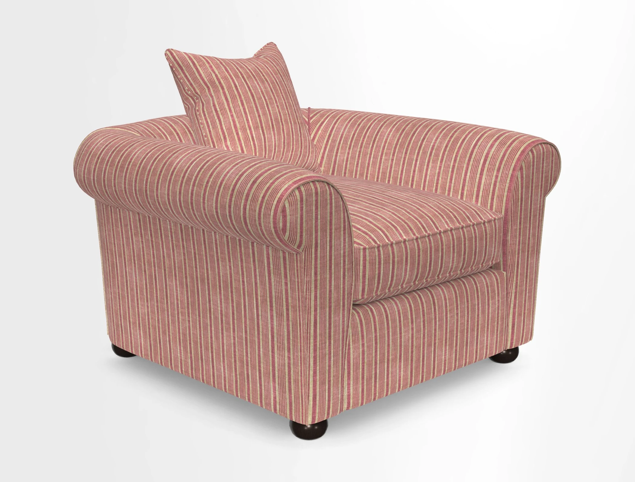 Lewes Chair in Two Tone Plain Biscuit