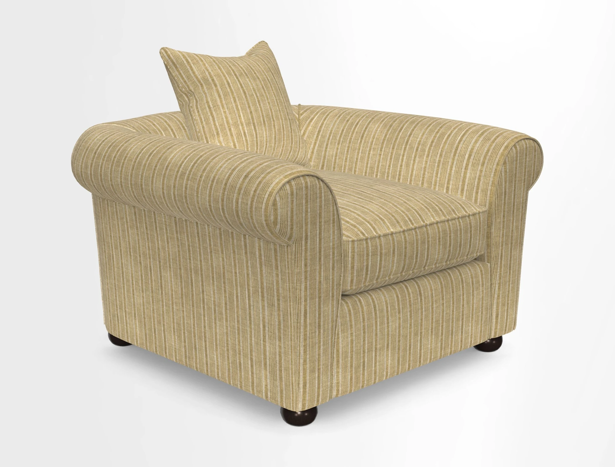 Lewes Chair in Two Tone Plain Biscuit