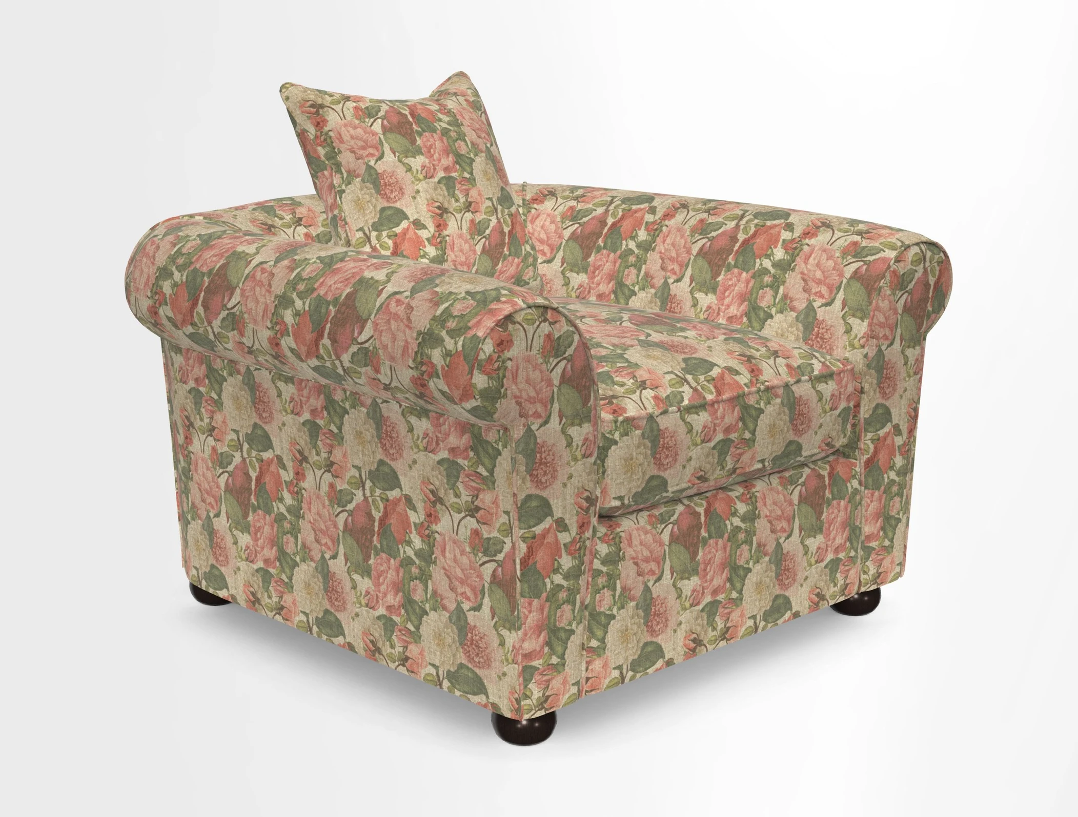 Lewes Chair in Two Tone Plain Biscuit