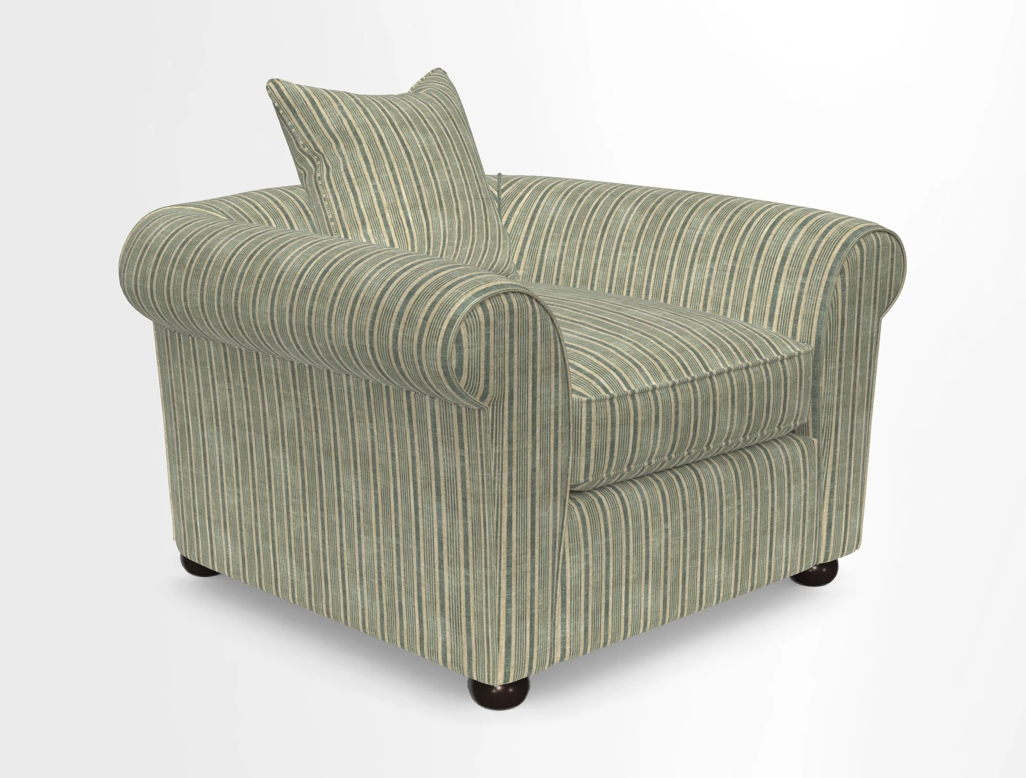 Lewes Chair in Two Tone Plain Biscuit