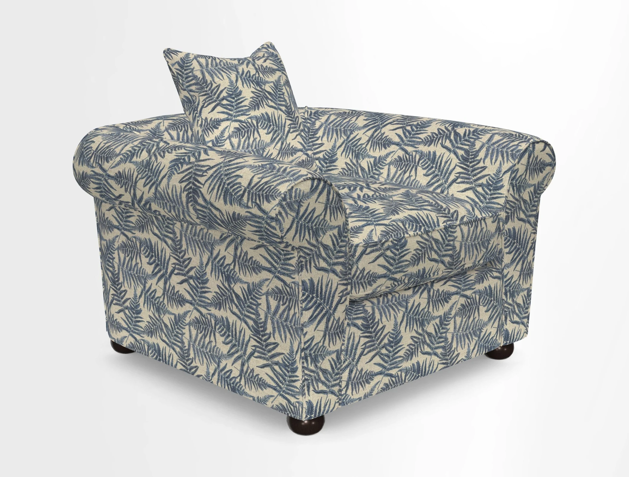 Lewes Chair in Two Tone Plain Biscuit