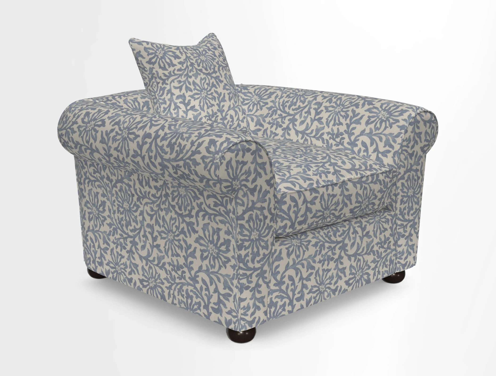 Lewes Chair in Two Tone Plain Biscuit