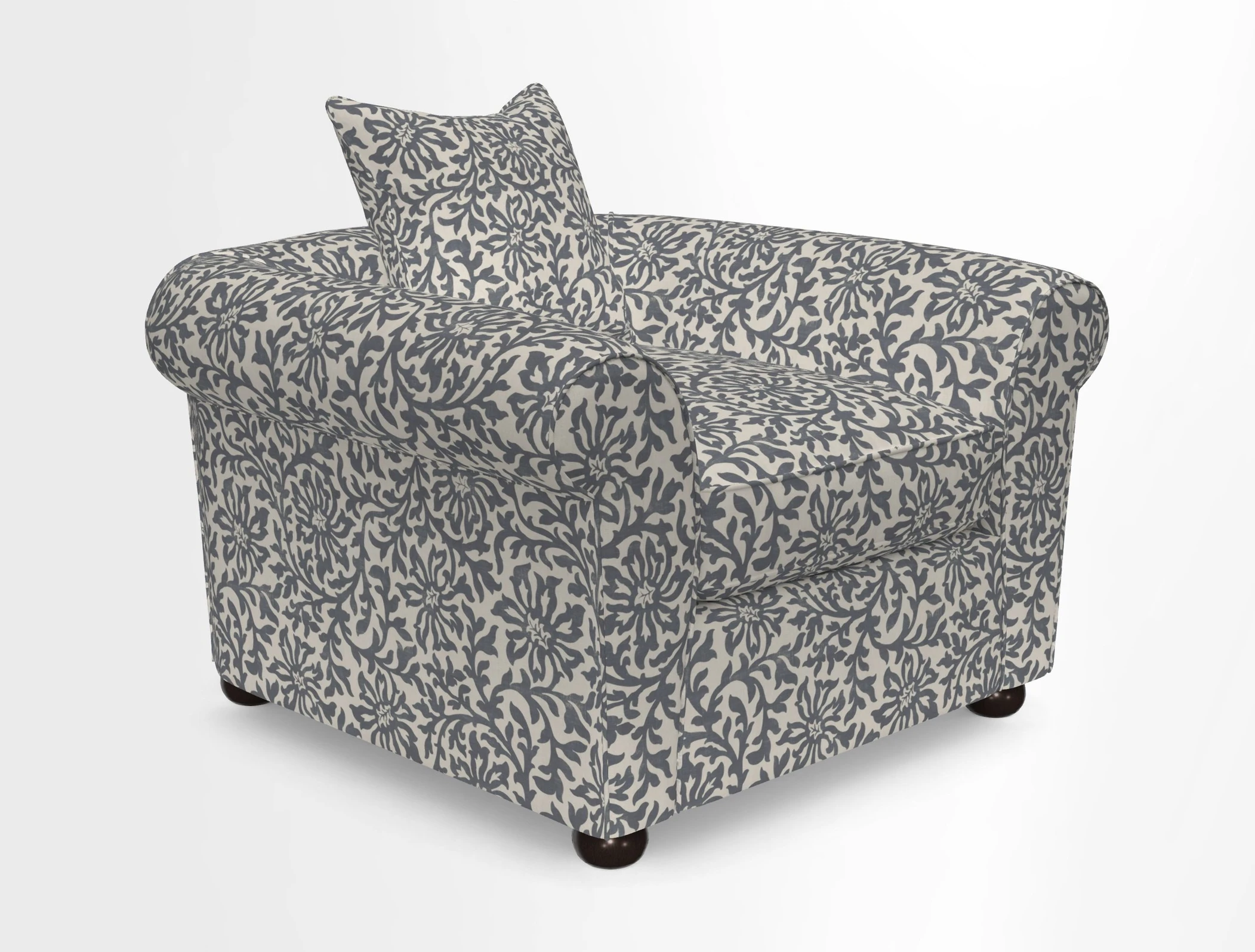 Lewes Chair in Two Tone Plain Biscuit