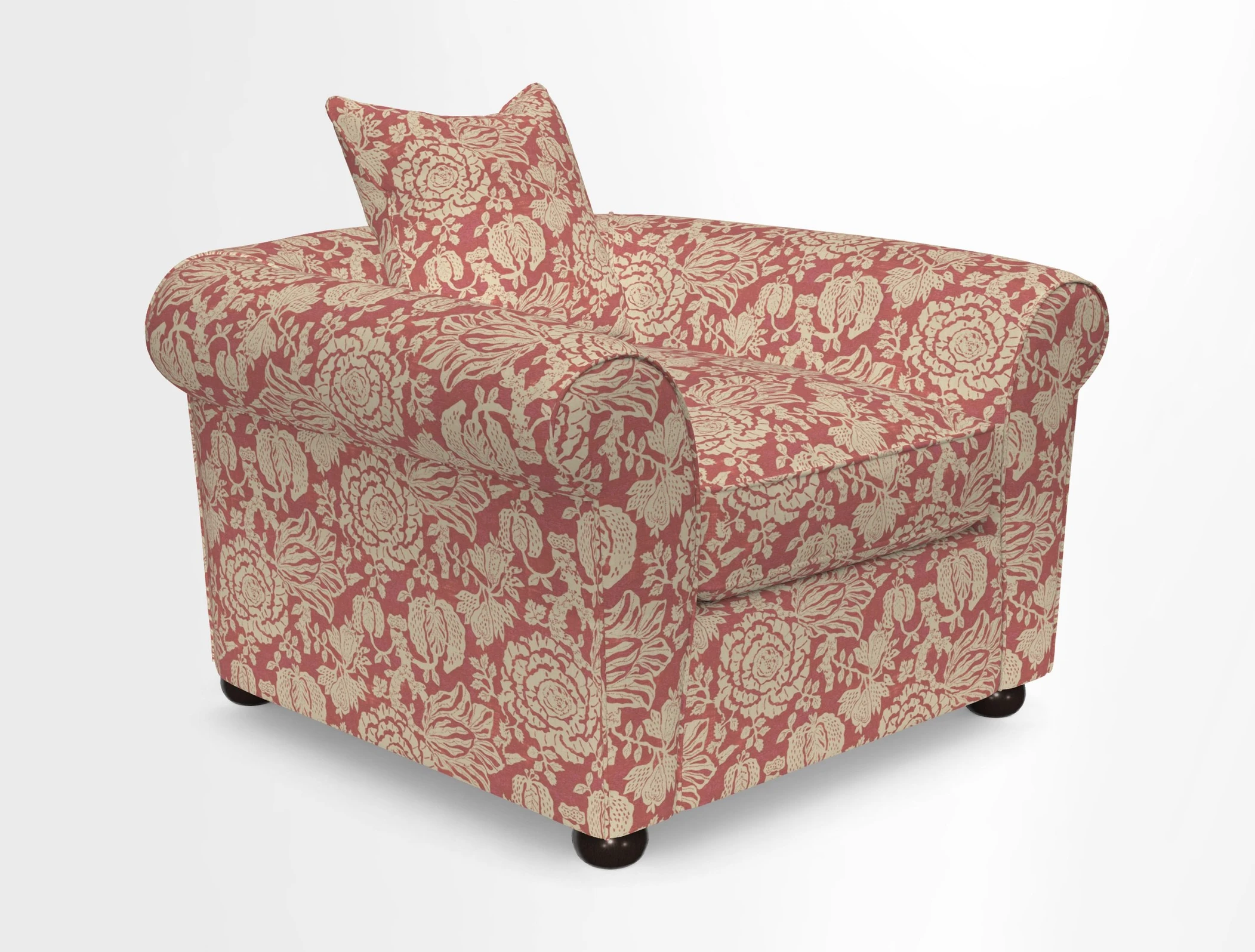 Lewes Chair in Two Tone Plain Biscuit