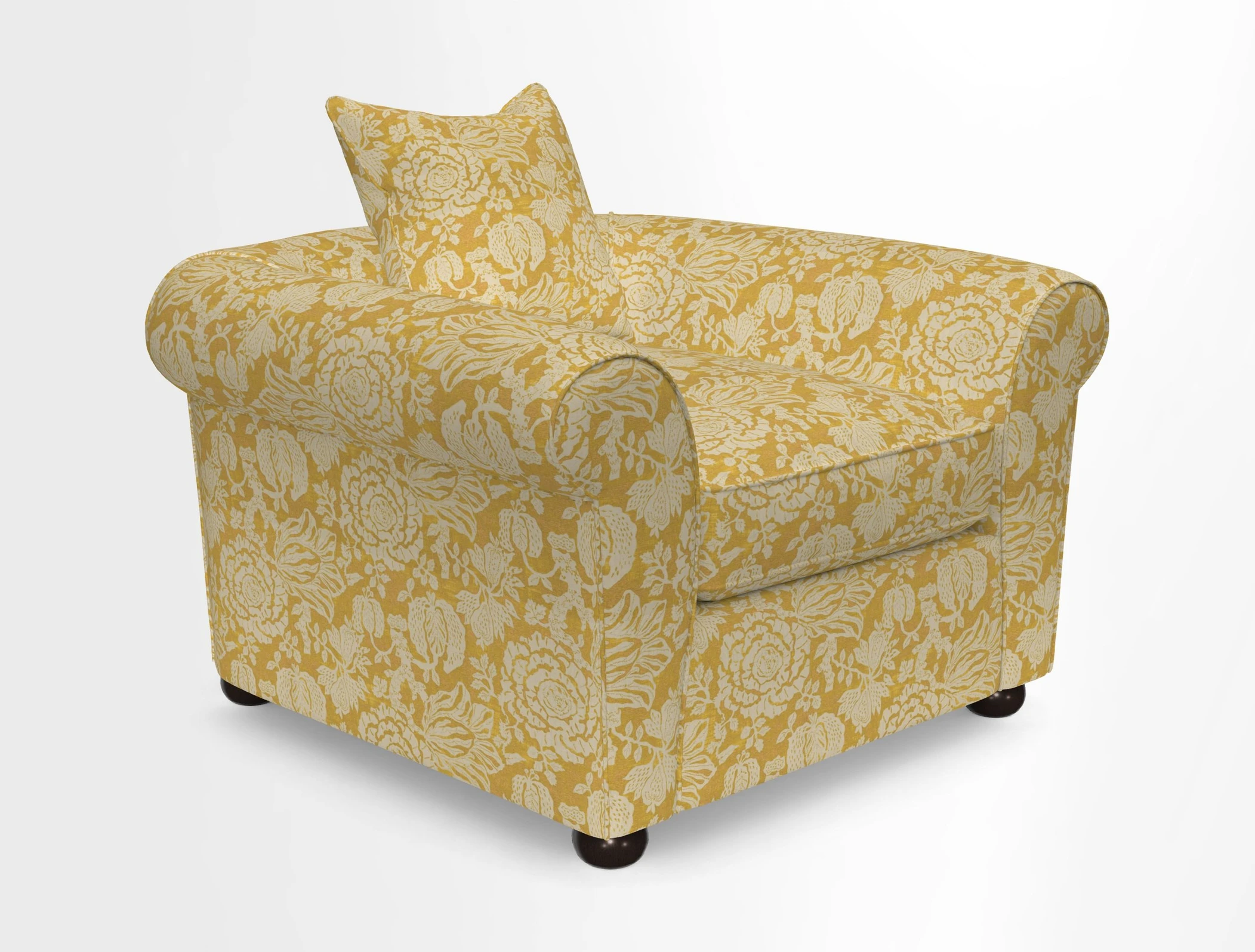 Lewes Chair in Two Tone Plain Biscuit