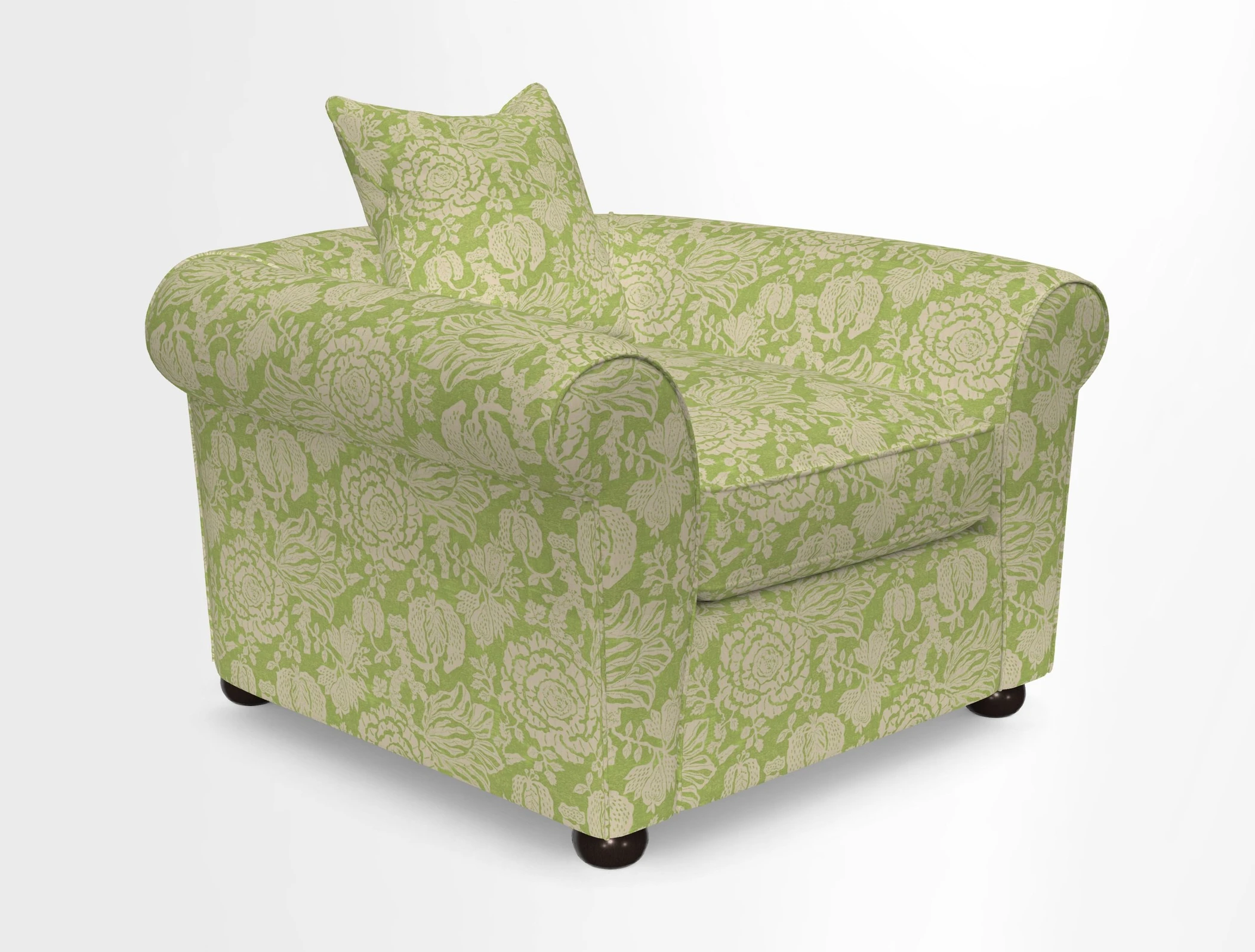 Lewes Chair in Two Tone Plain Biscuit
