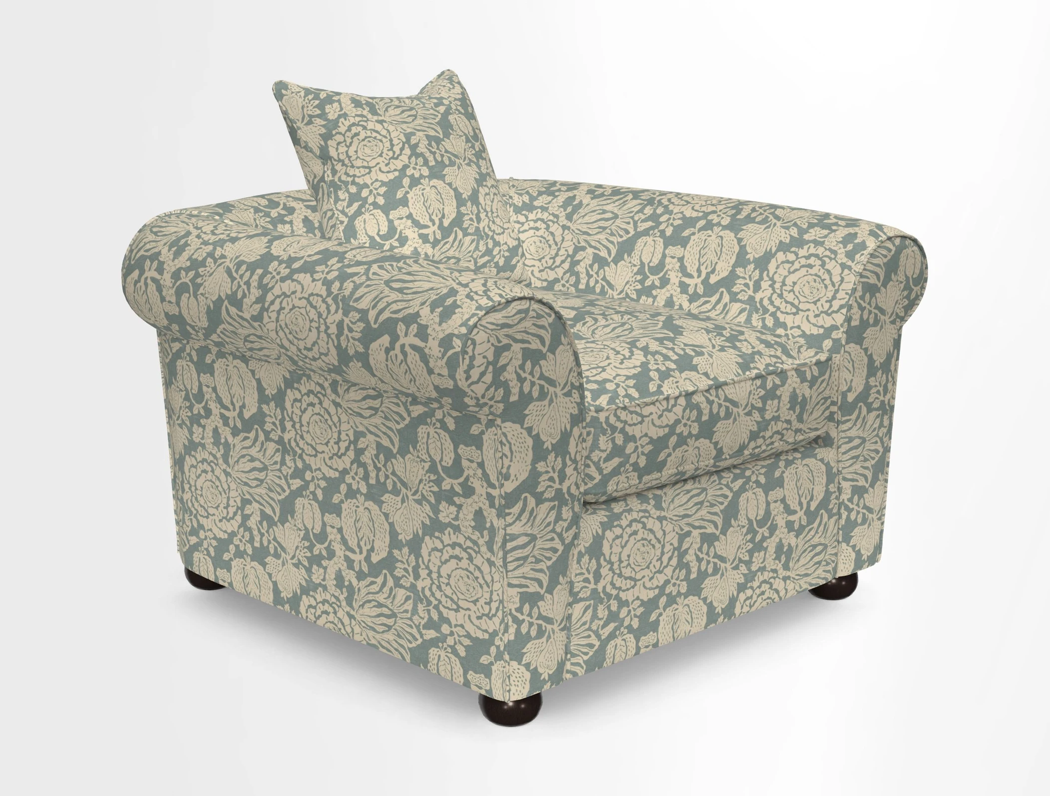Lewes Chair in Two Tone Plain Biscuit