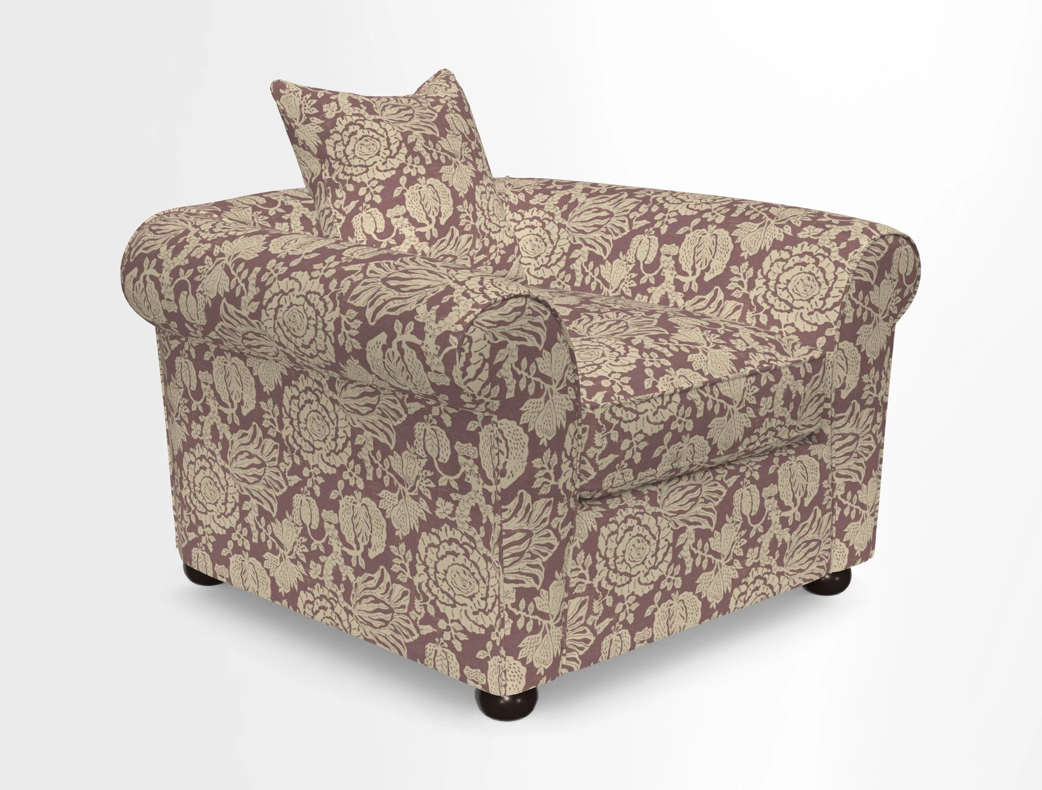 Lewes Chair in Two Tone Plain Biscuit