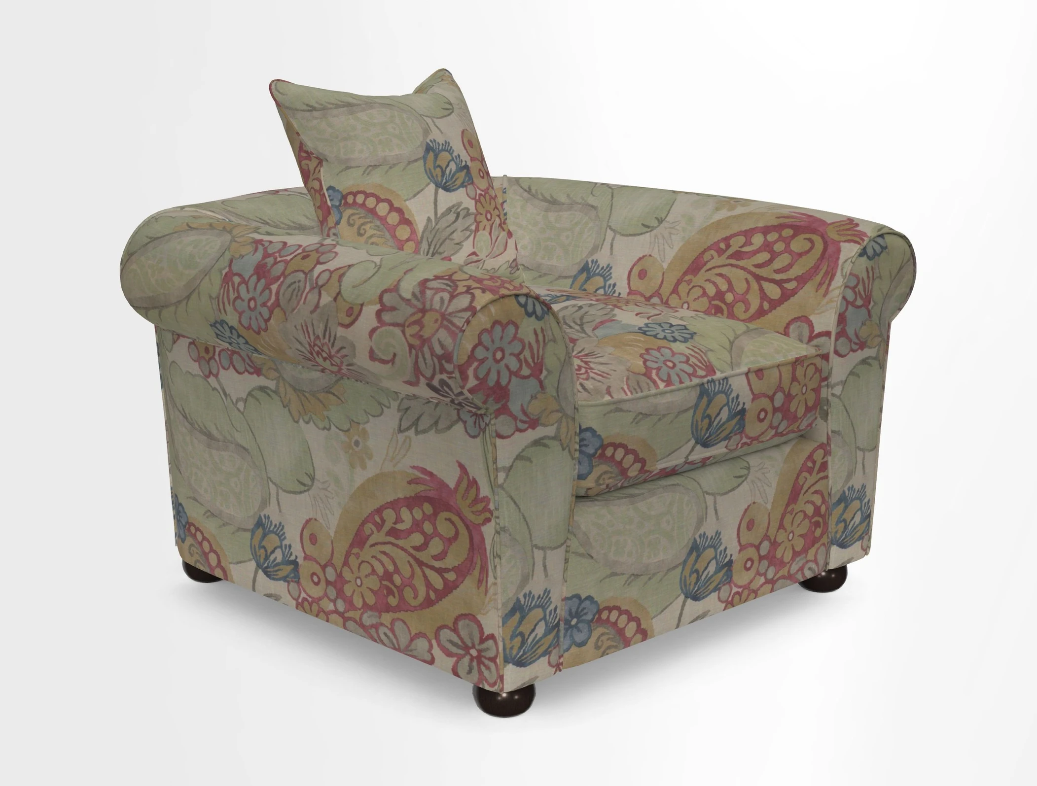 Lewes Chair in Two Tone Plain Biscuit