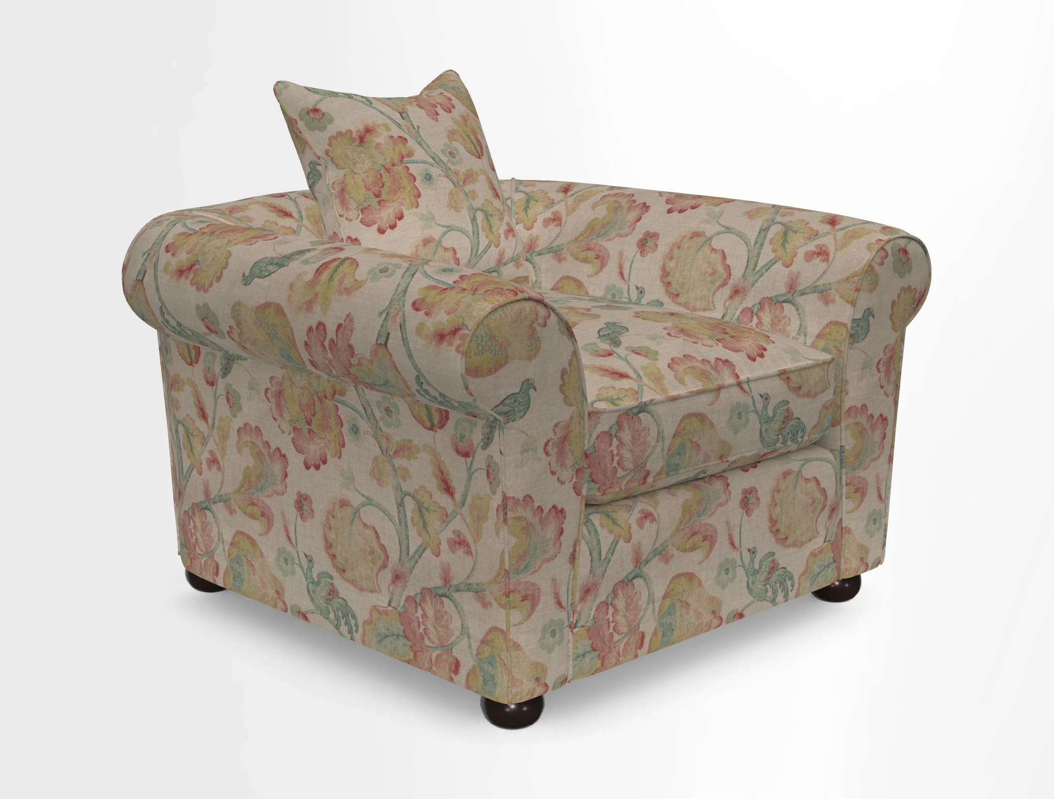 Lewes Chair in Two Tone Plain Biscuit