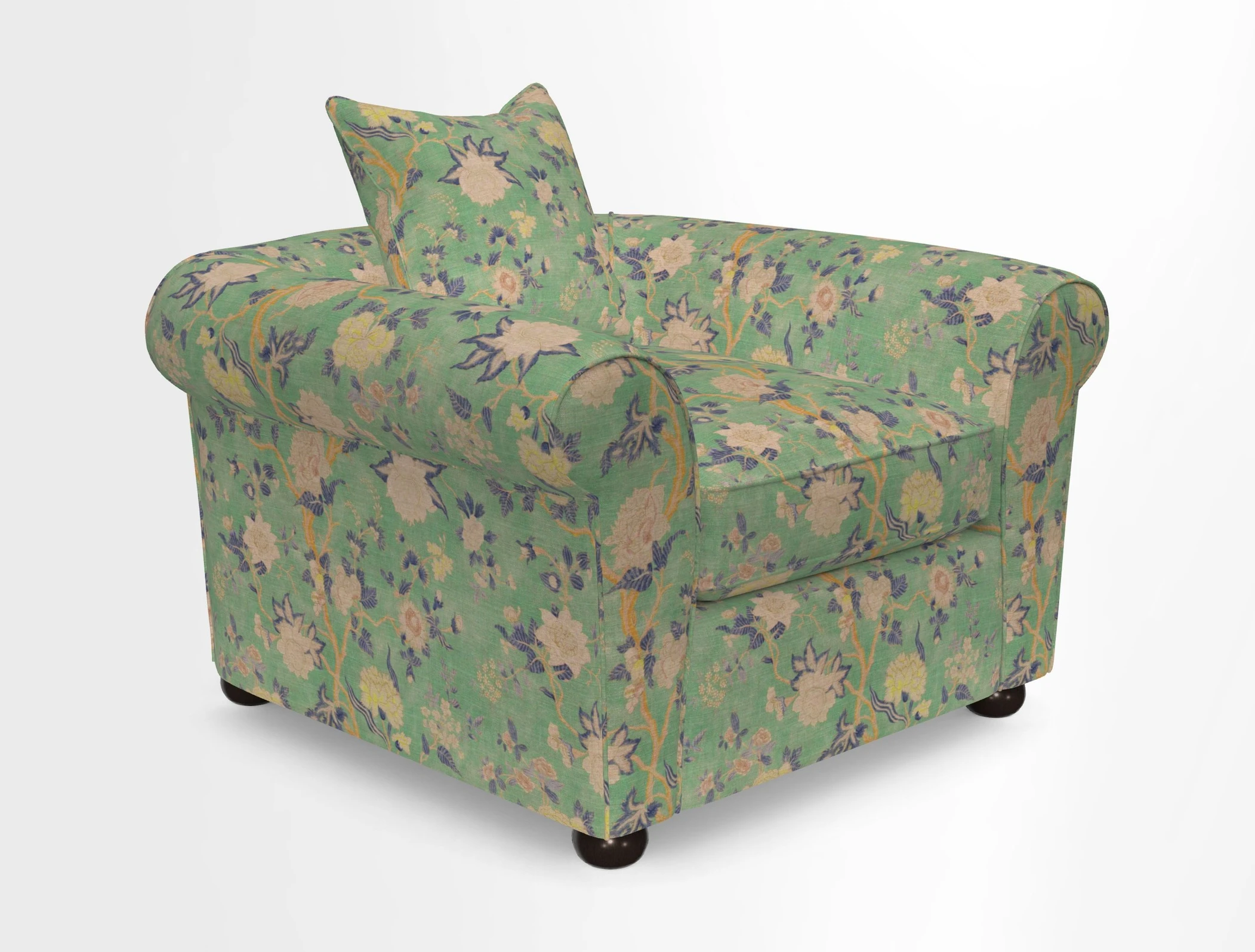Lewes Chair in Two Tone Plain Biscuit