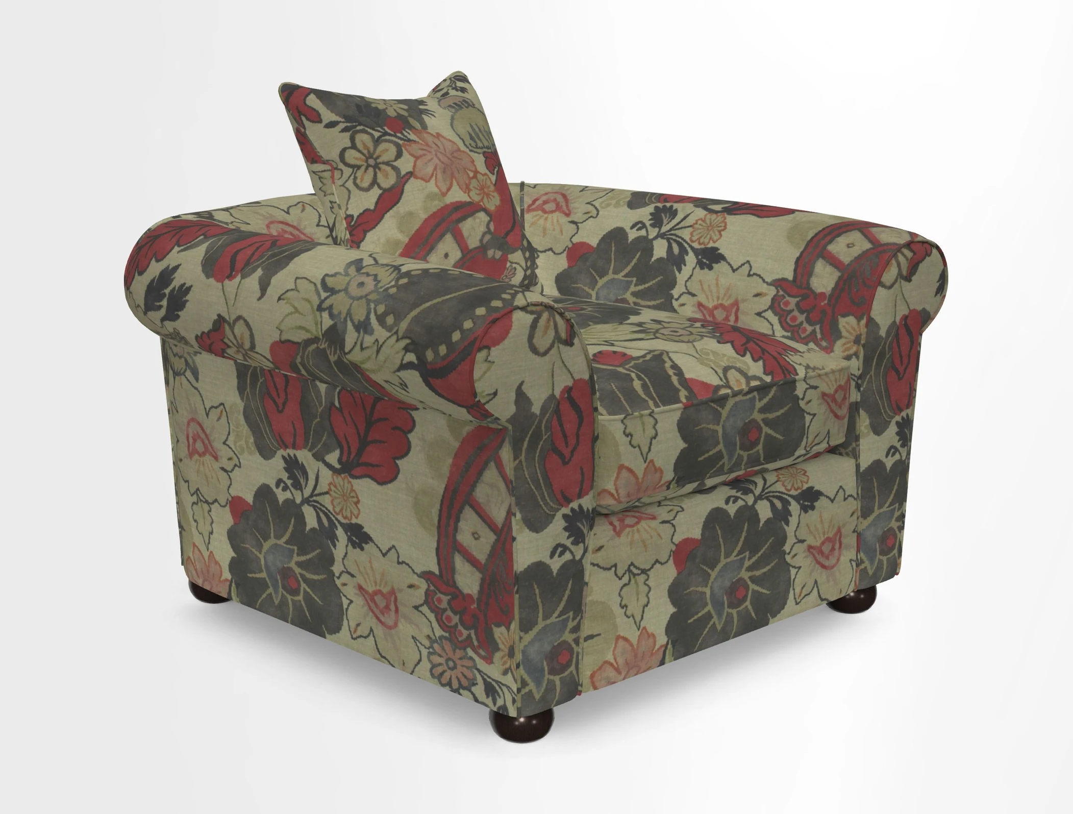 Lewes Chair in Two Tone Plain Biscuit