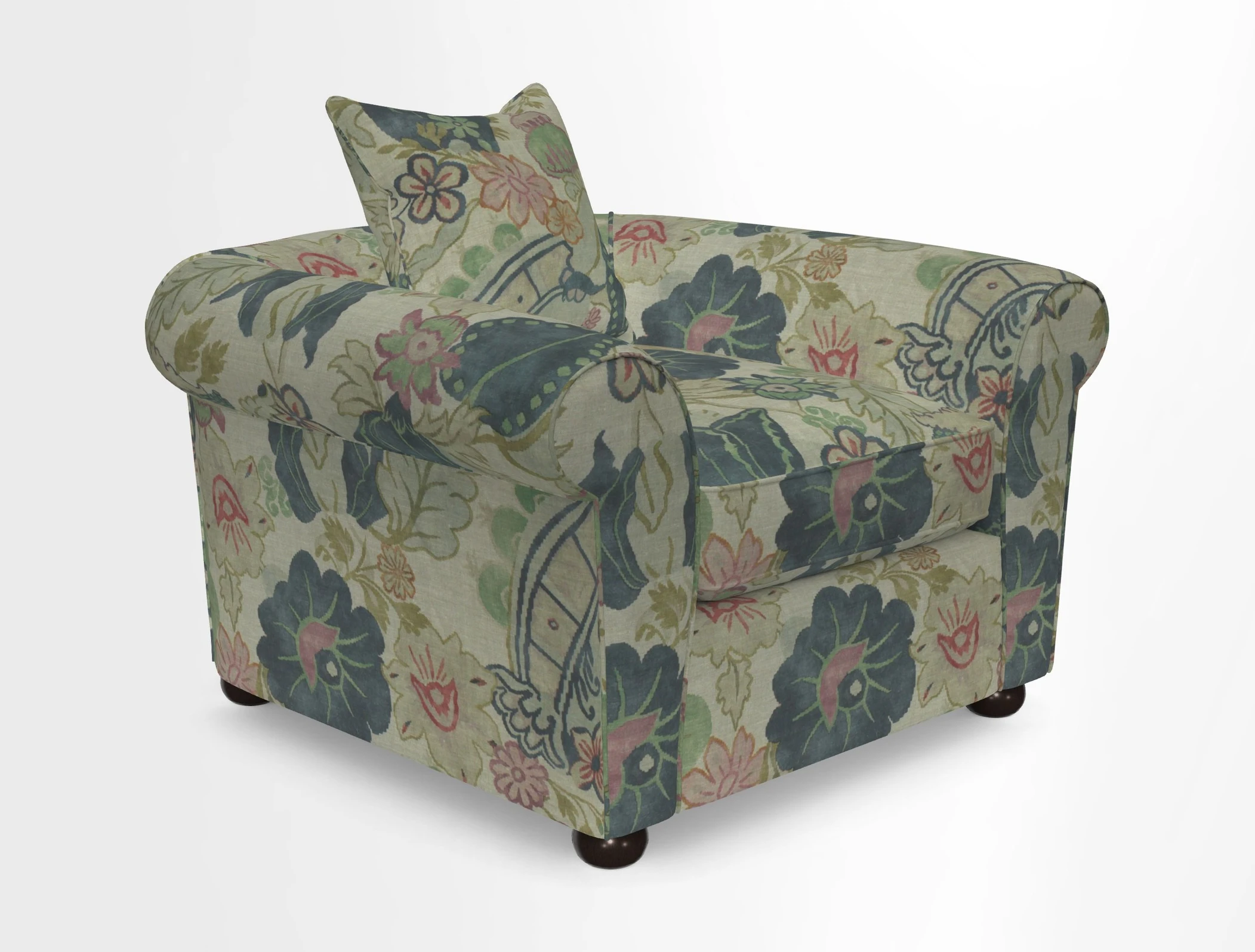 Lewes Chair in Two Tone Plain Biscuit