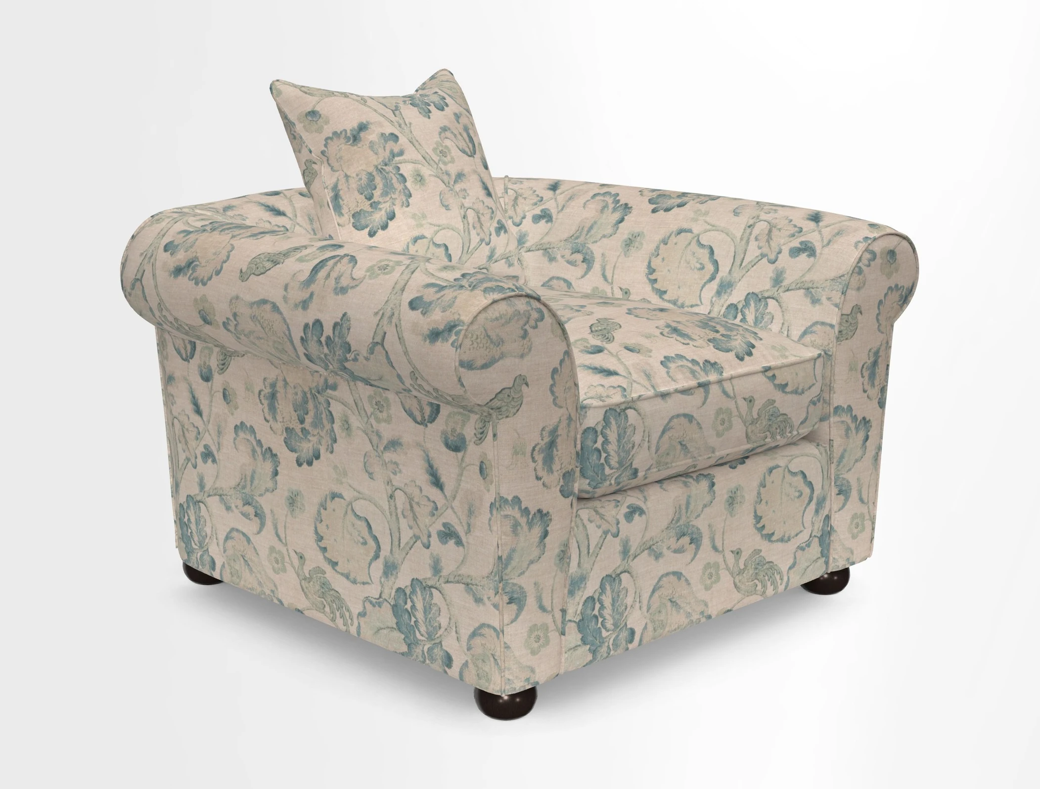 Lewes Chair in Two Tone Plain Biscuit