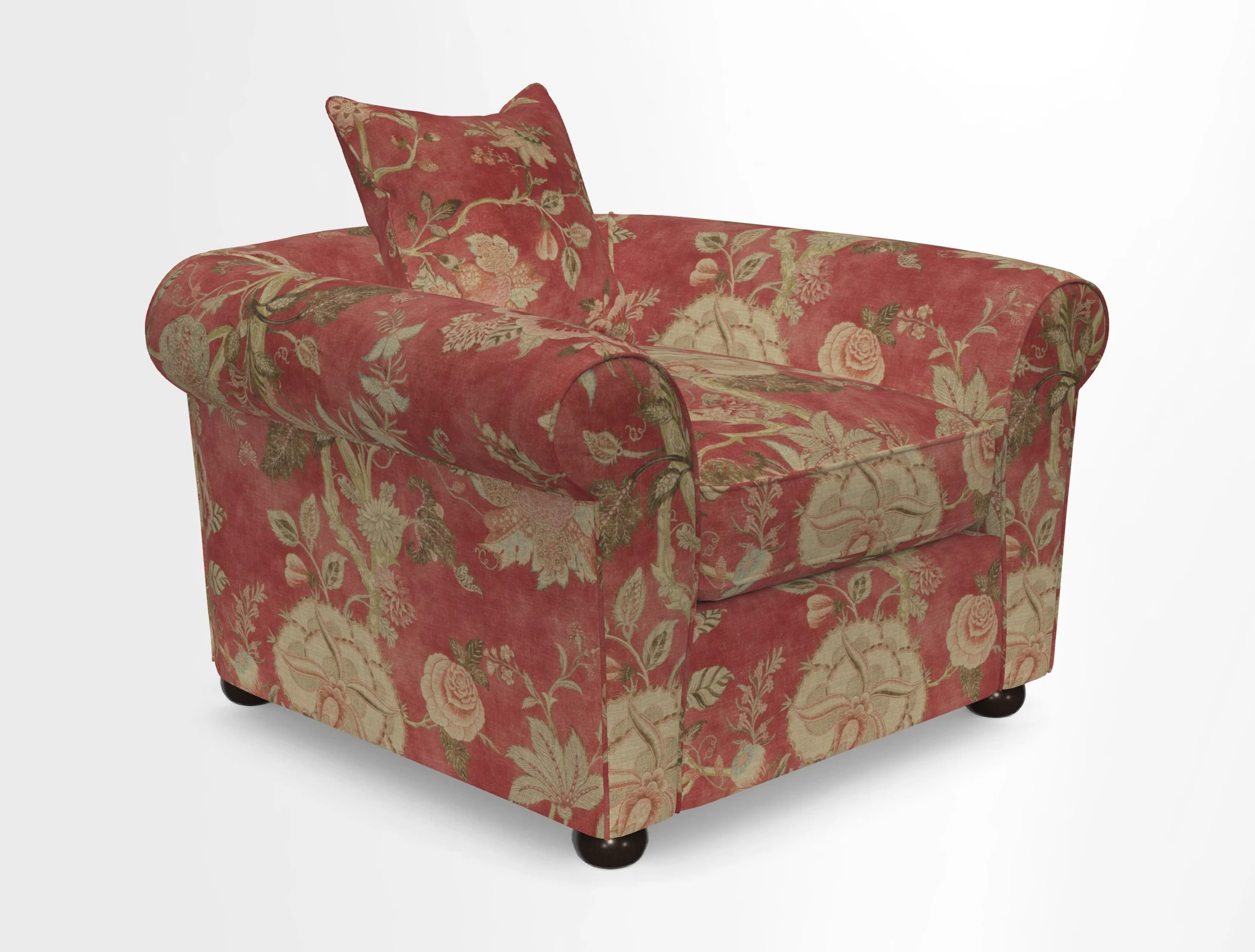 Lewes Chair in Two Tone Plain Biscuit
