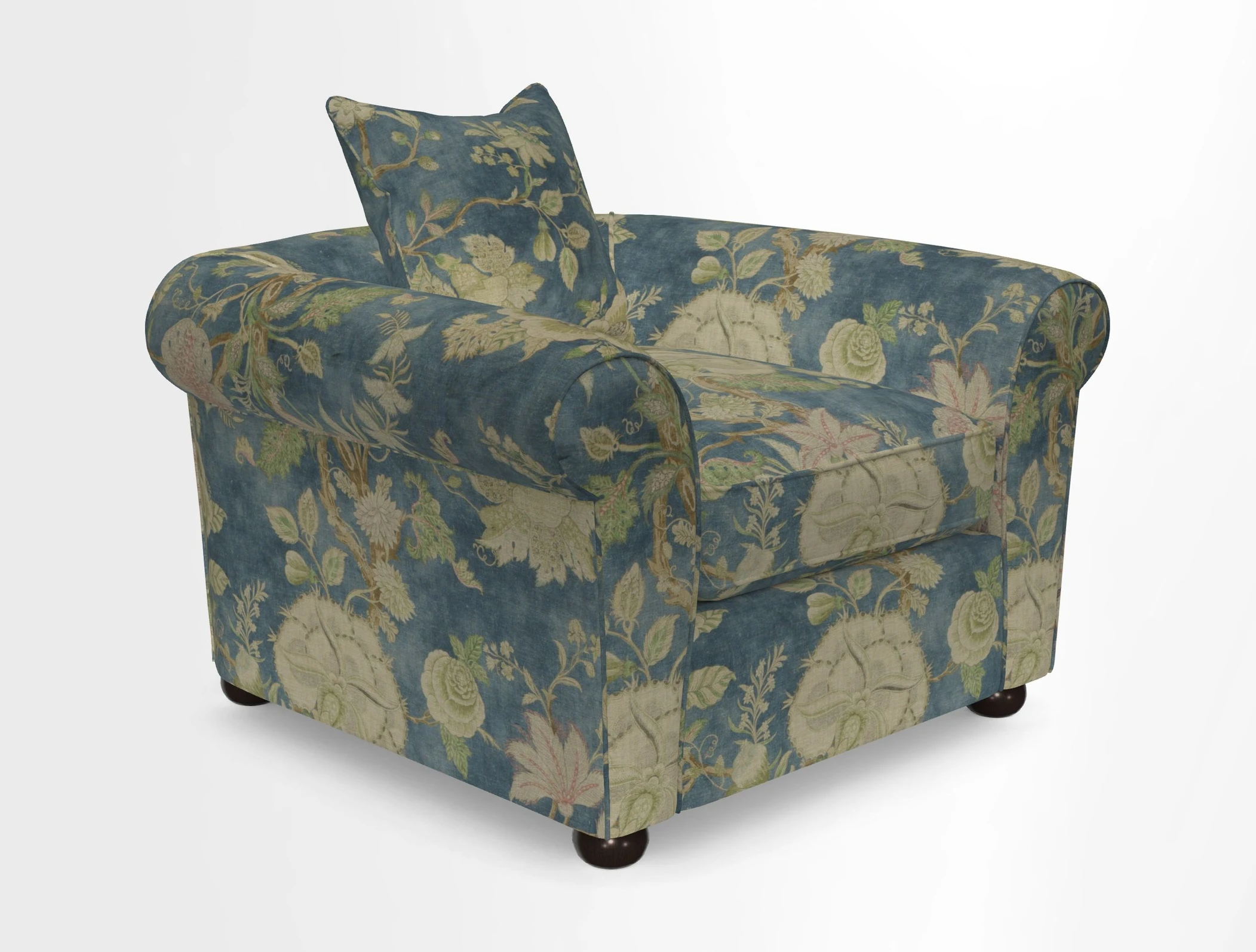 Lewes Chair in Two Tone Plain Biscuit