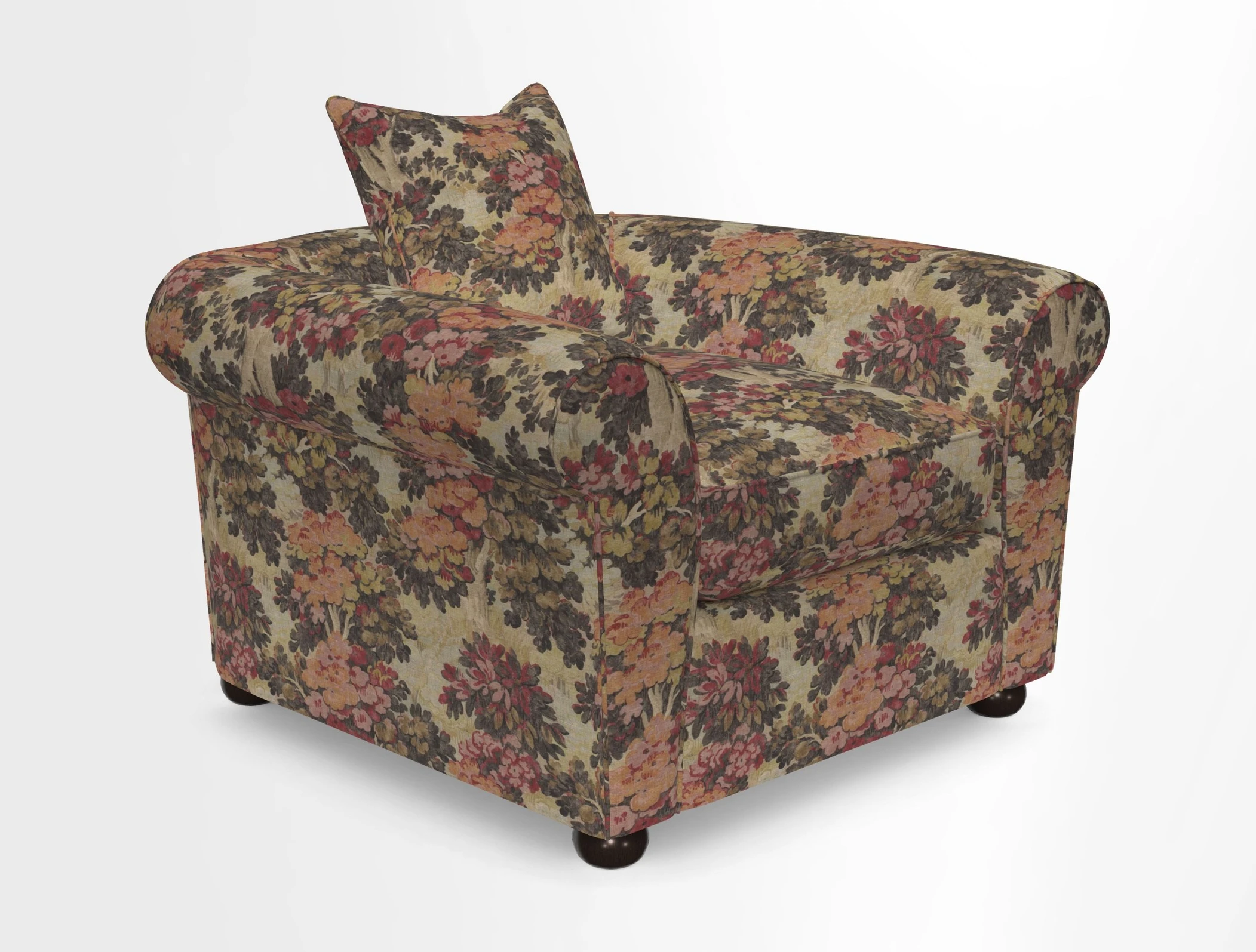 Lewes Chair in Two Tone Plain Biscuit