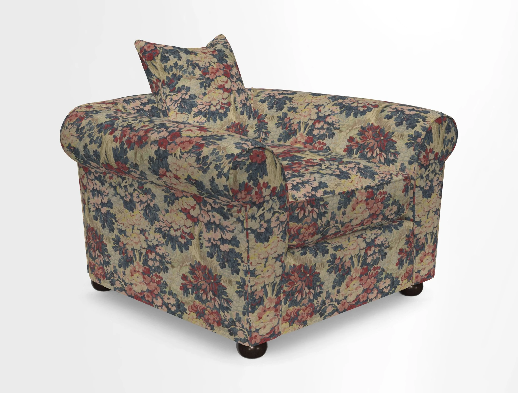Lewes Chair in Two Tone Plain Biscuit