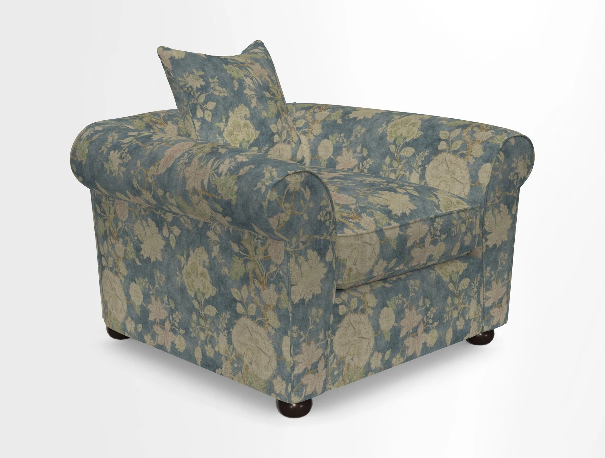 Lewes Chair in Two Tone Plain Biscuit