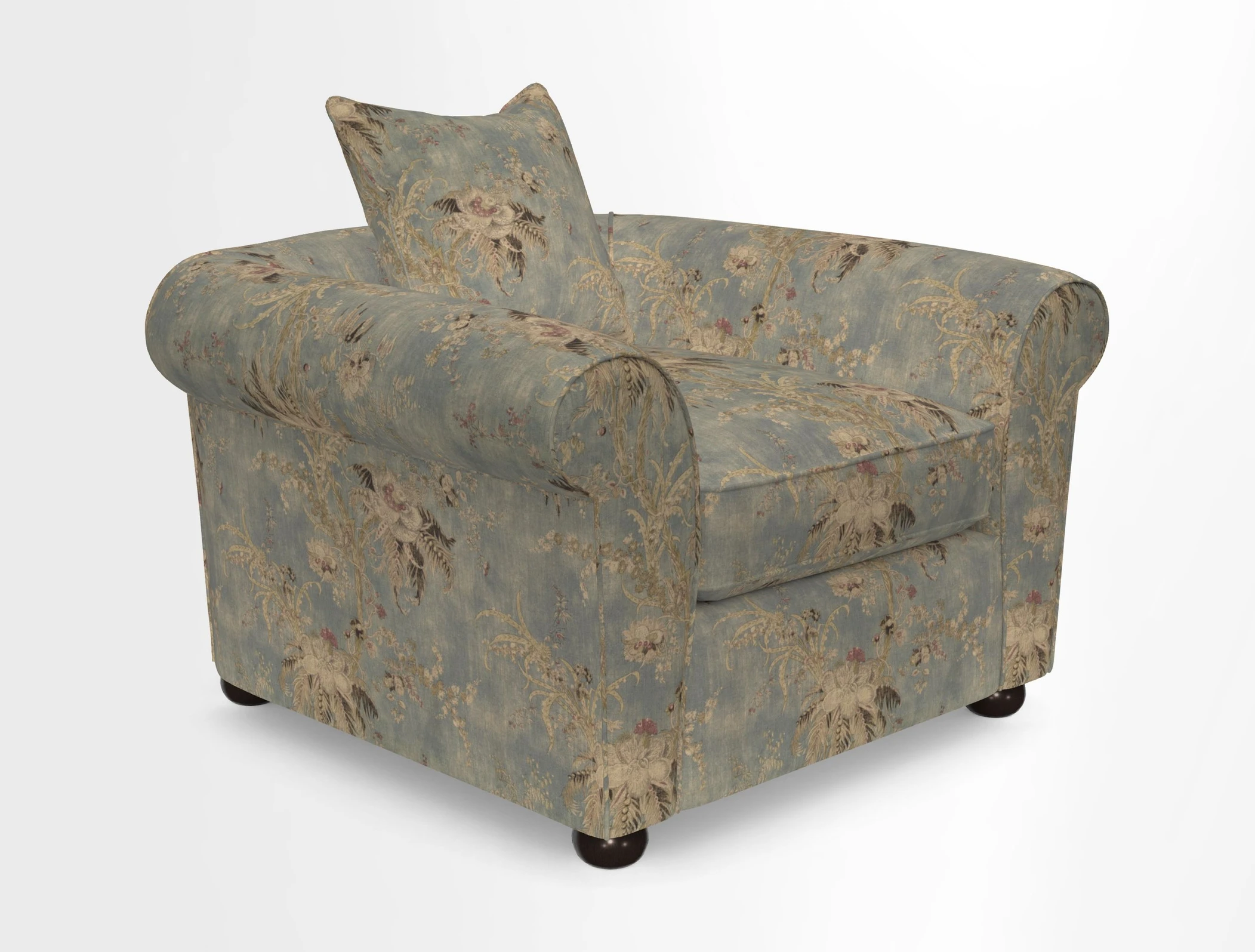 Lewes Chair in Two Tone Plain Biscuit