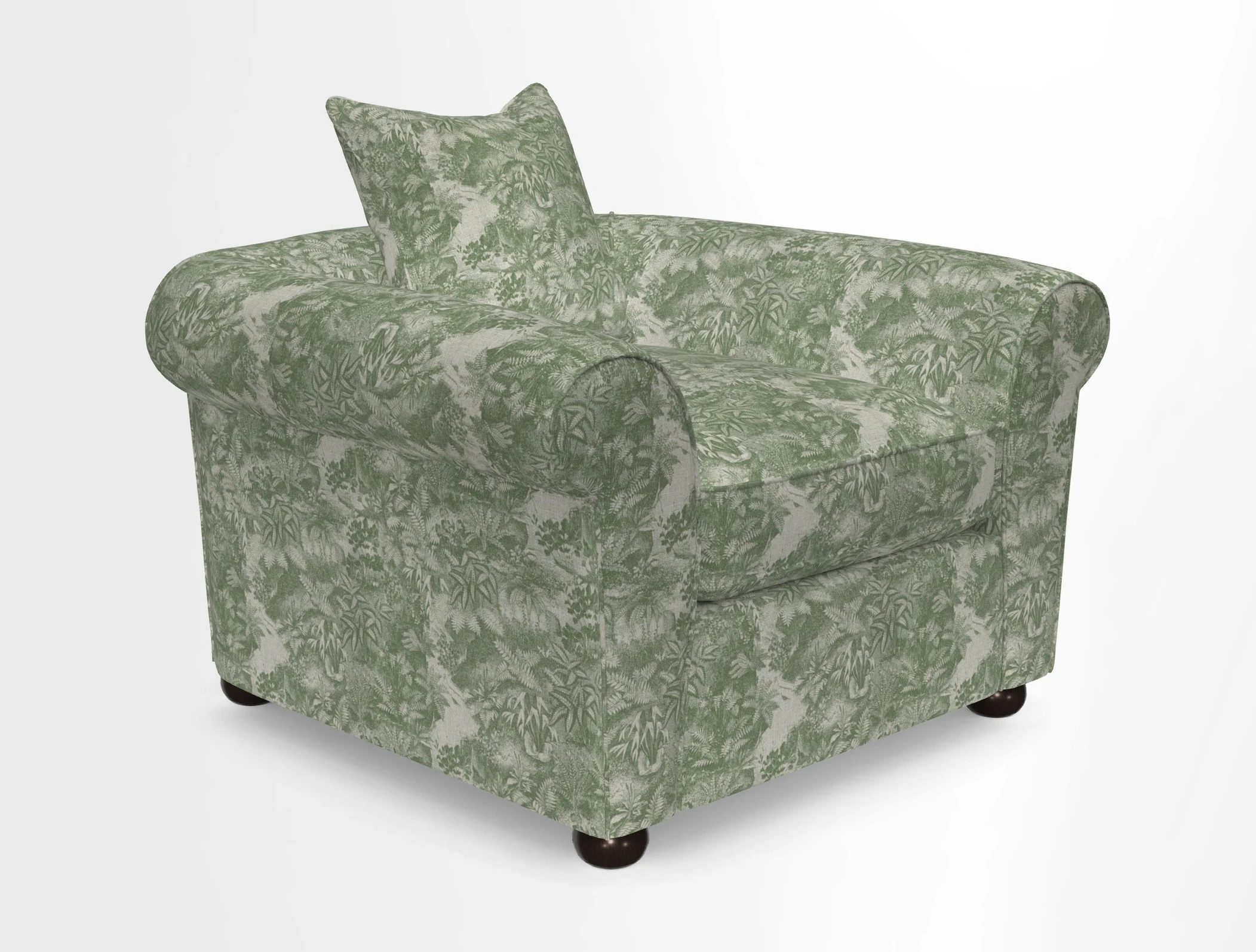 Lewes Chair in Two Tone Plain Biscuit