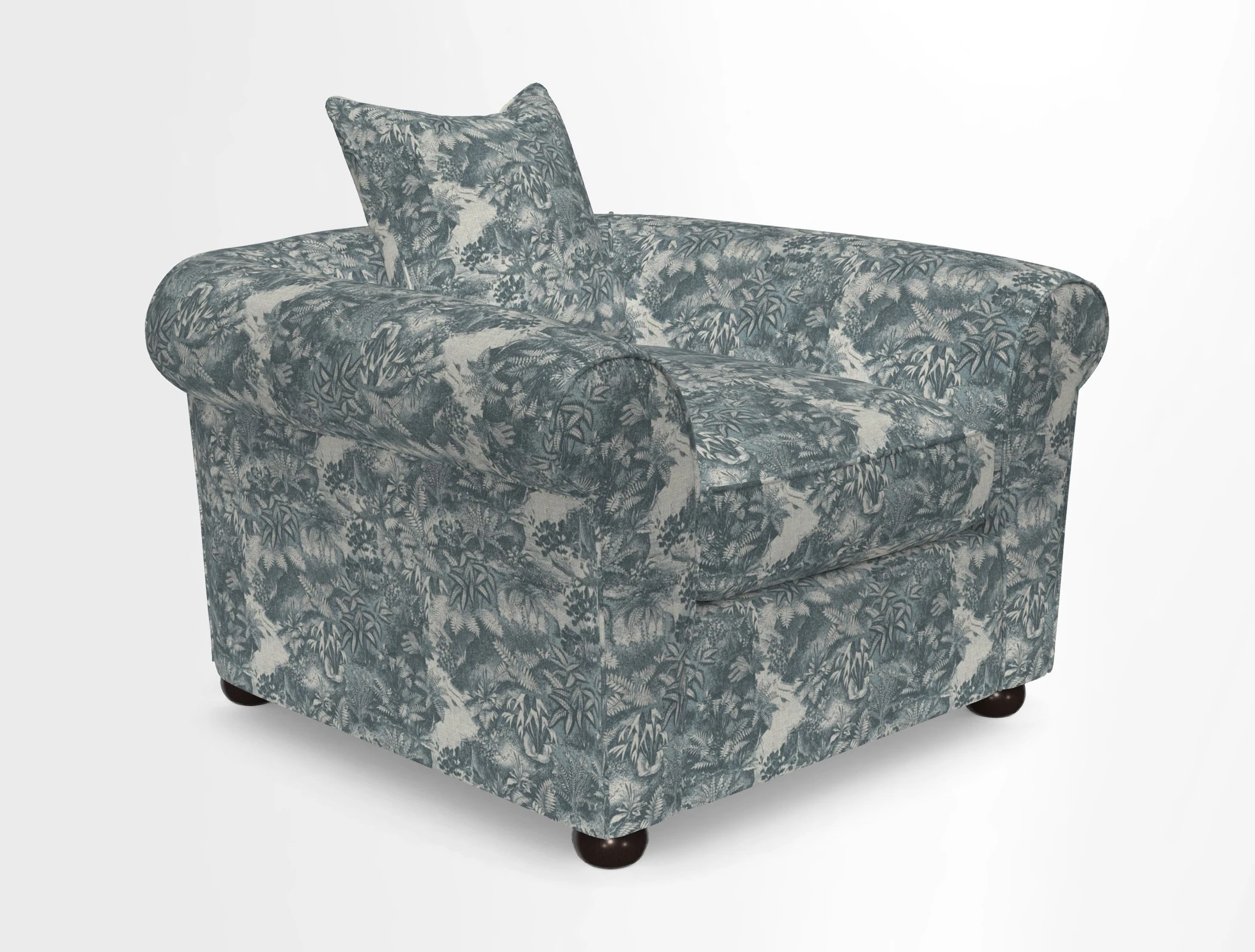 Lewes Chair in Two Tone Plain Biscuit