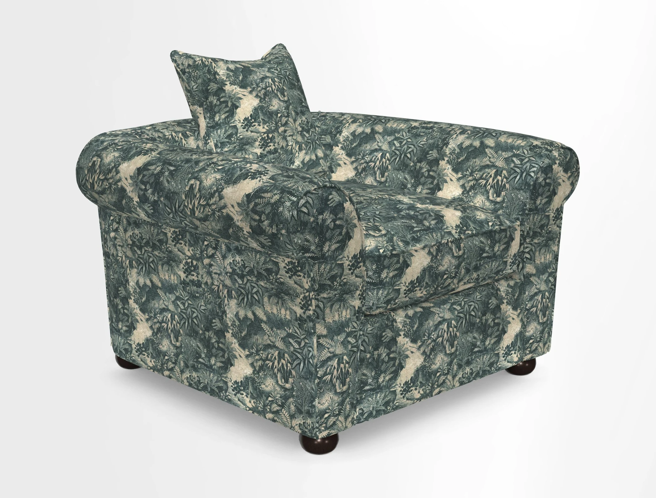 Lewes Chair in Two Tone Plain Biscuit