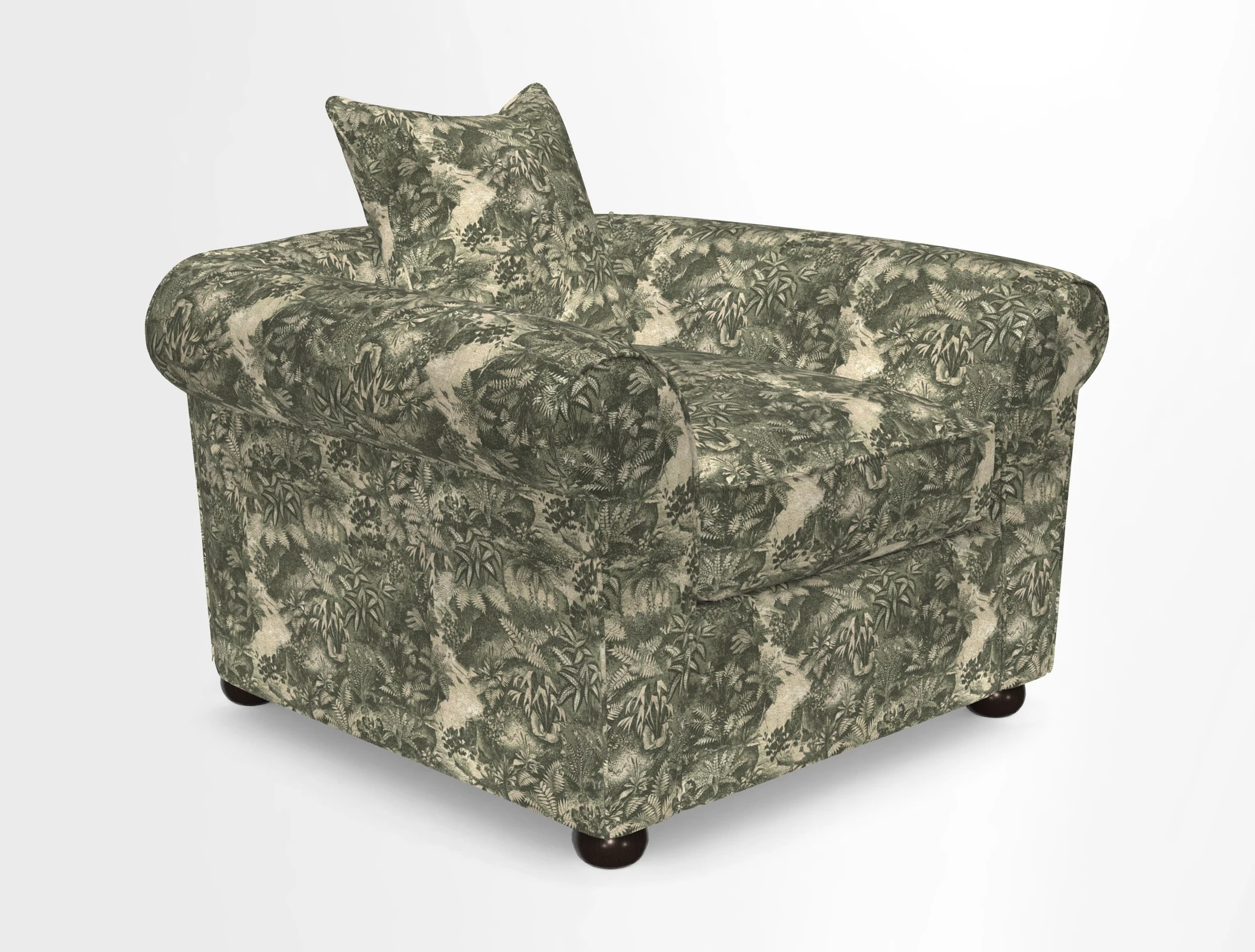 Lewes Chair in Two Tone Plain Biscuit