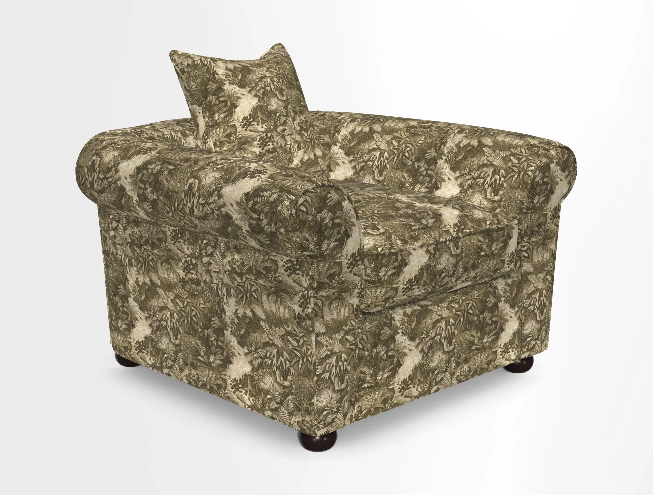 Lewes Chair in Two Tone Plain Biscuit