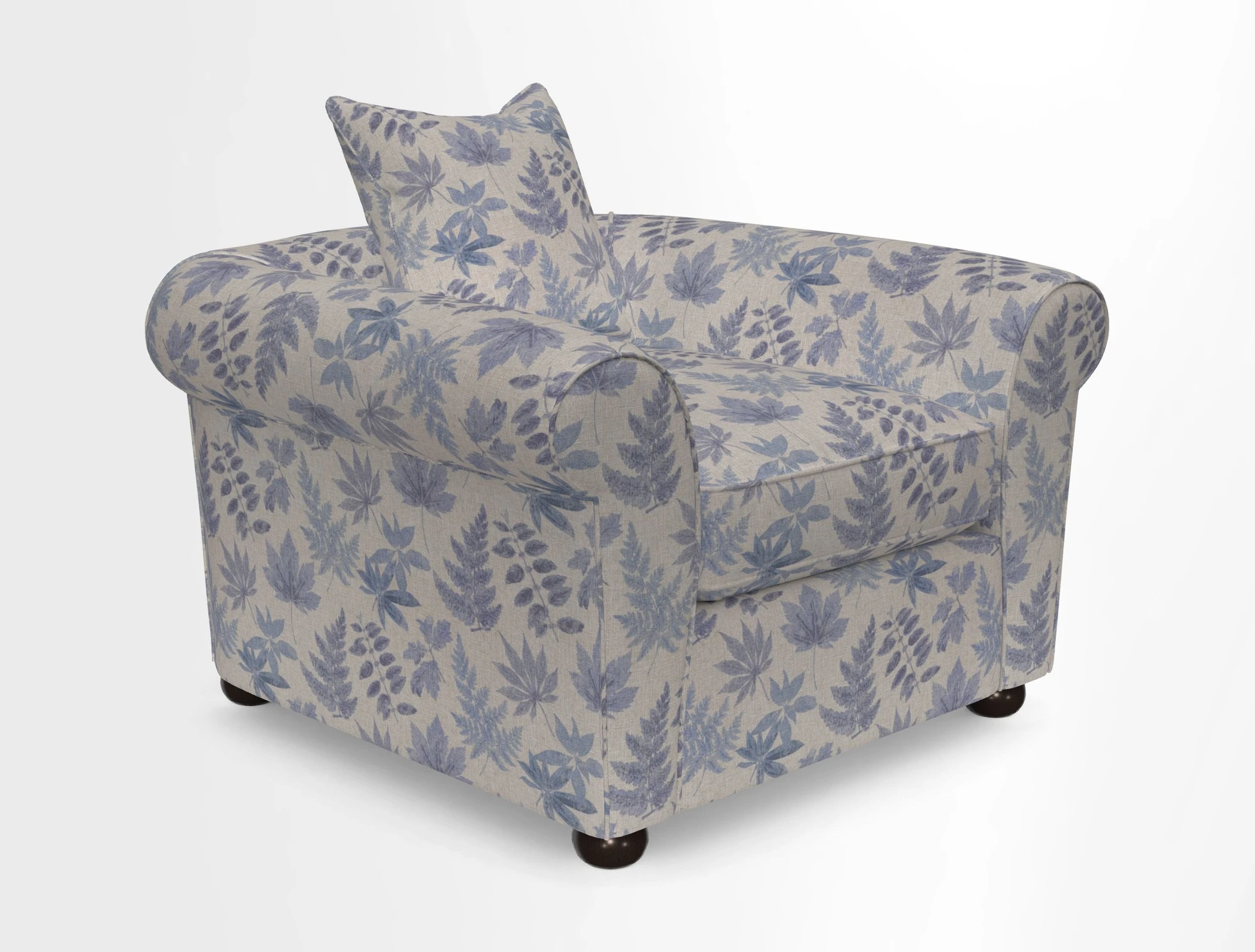 Lewes Chair in Two Tone Plain Biscuit