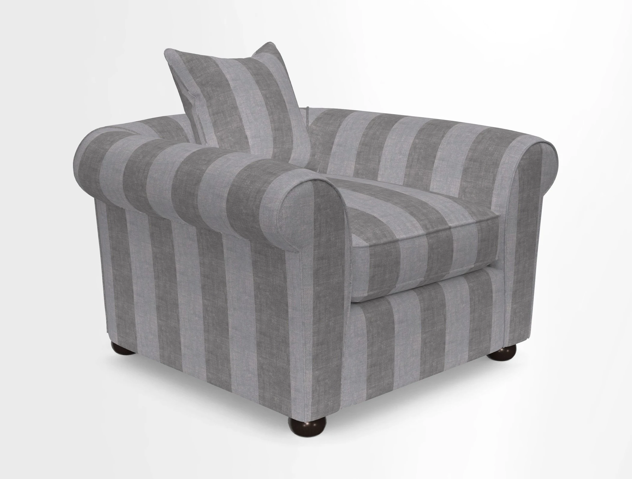 Lewes Chair in Two Tone Plain Biscuit