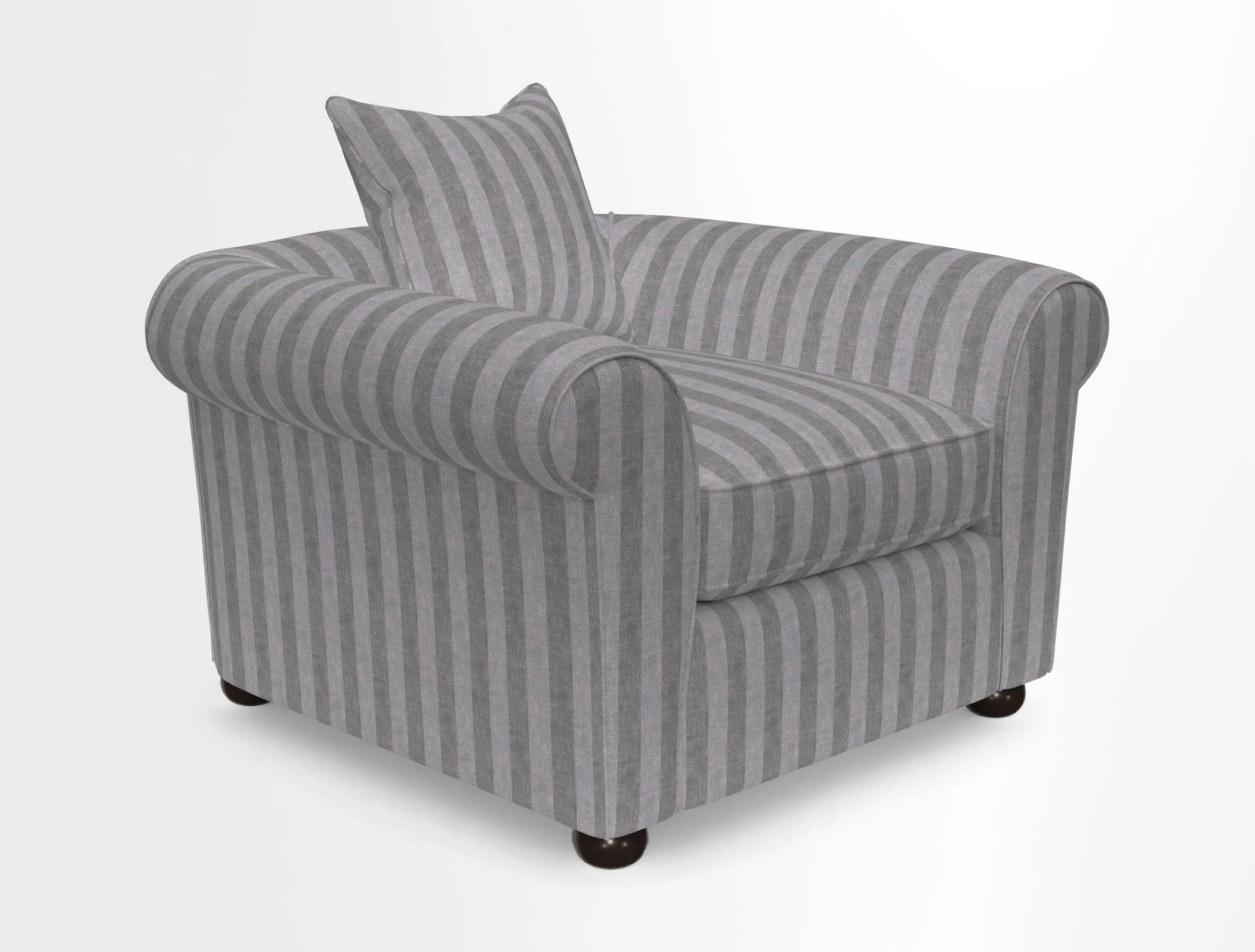 Lewes Chair in Two Tone Plain Biscuit