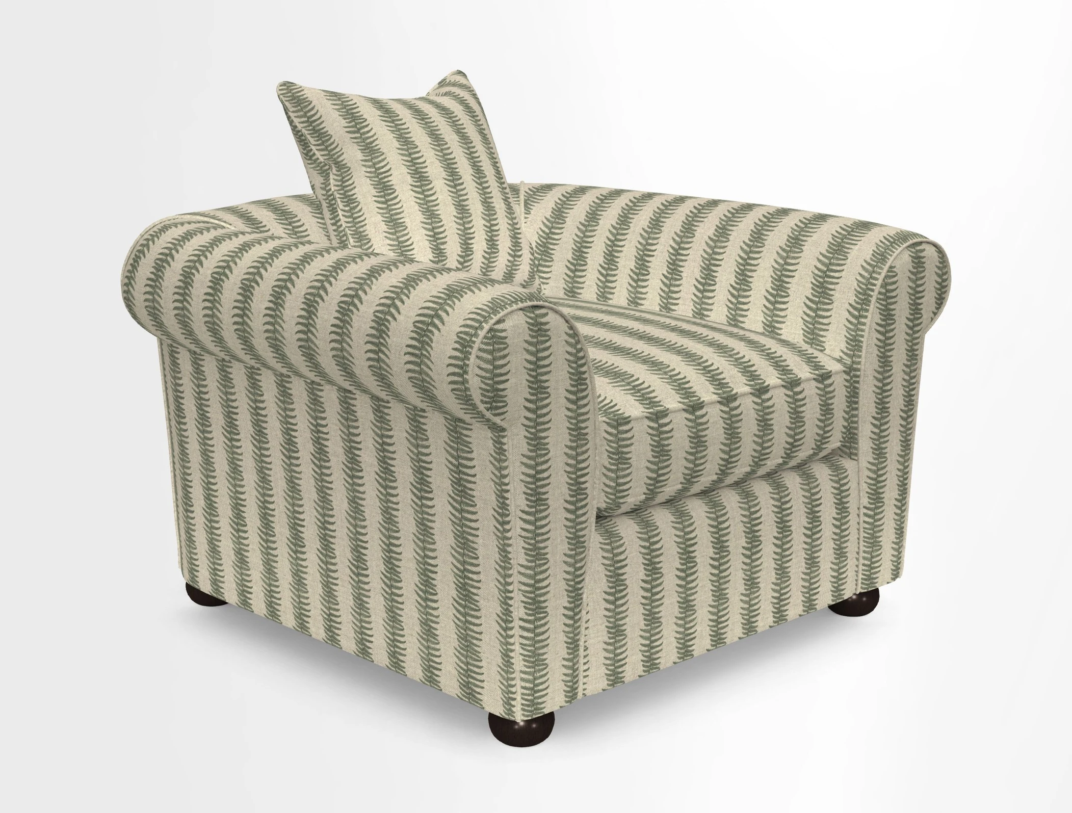 Lewes Chair in Two Tone Plain Biscuit