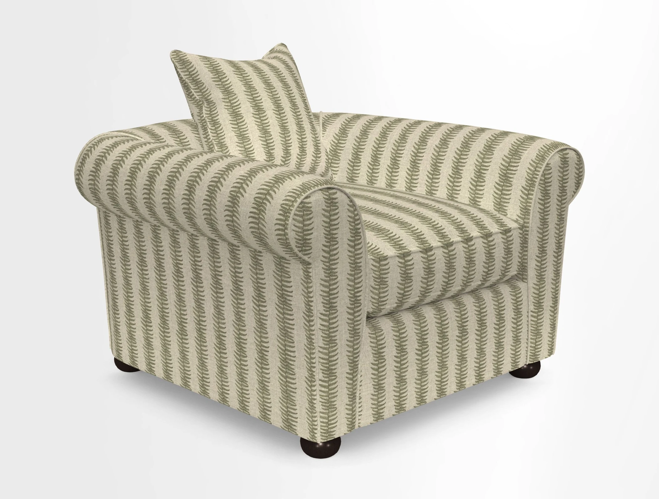 Lewes Chair in Two Tone Plain Biscuit