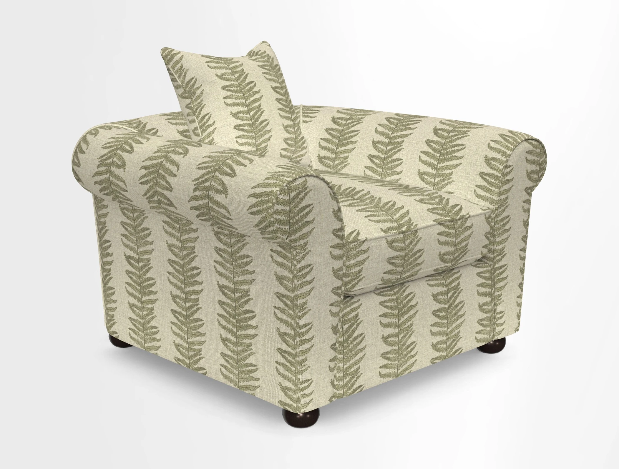 Lewes Chair in Two Tone Plain Biscuit