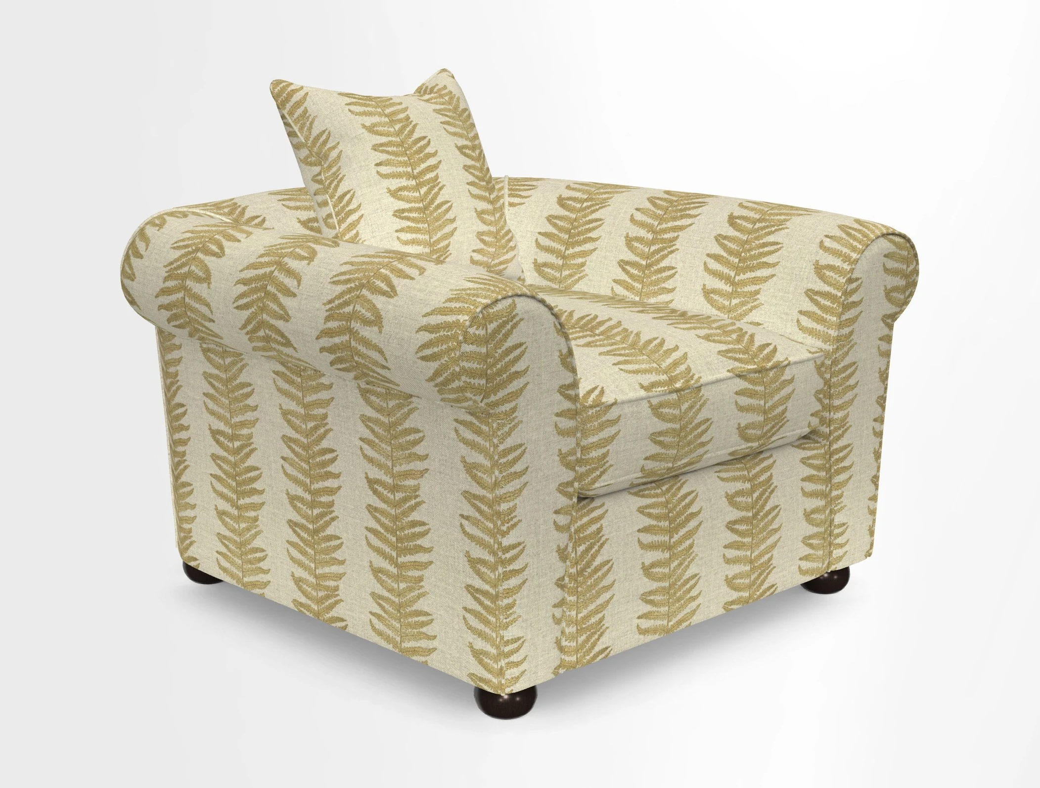 Lewes Chair in Two Tone Plain Biscuit