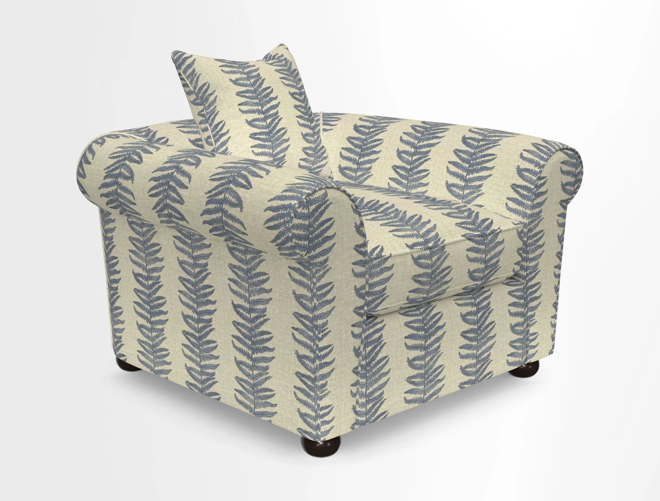 Lewes Chair in Two Tone Plain Biscuit