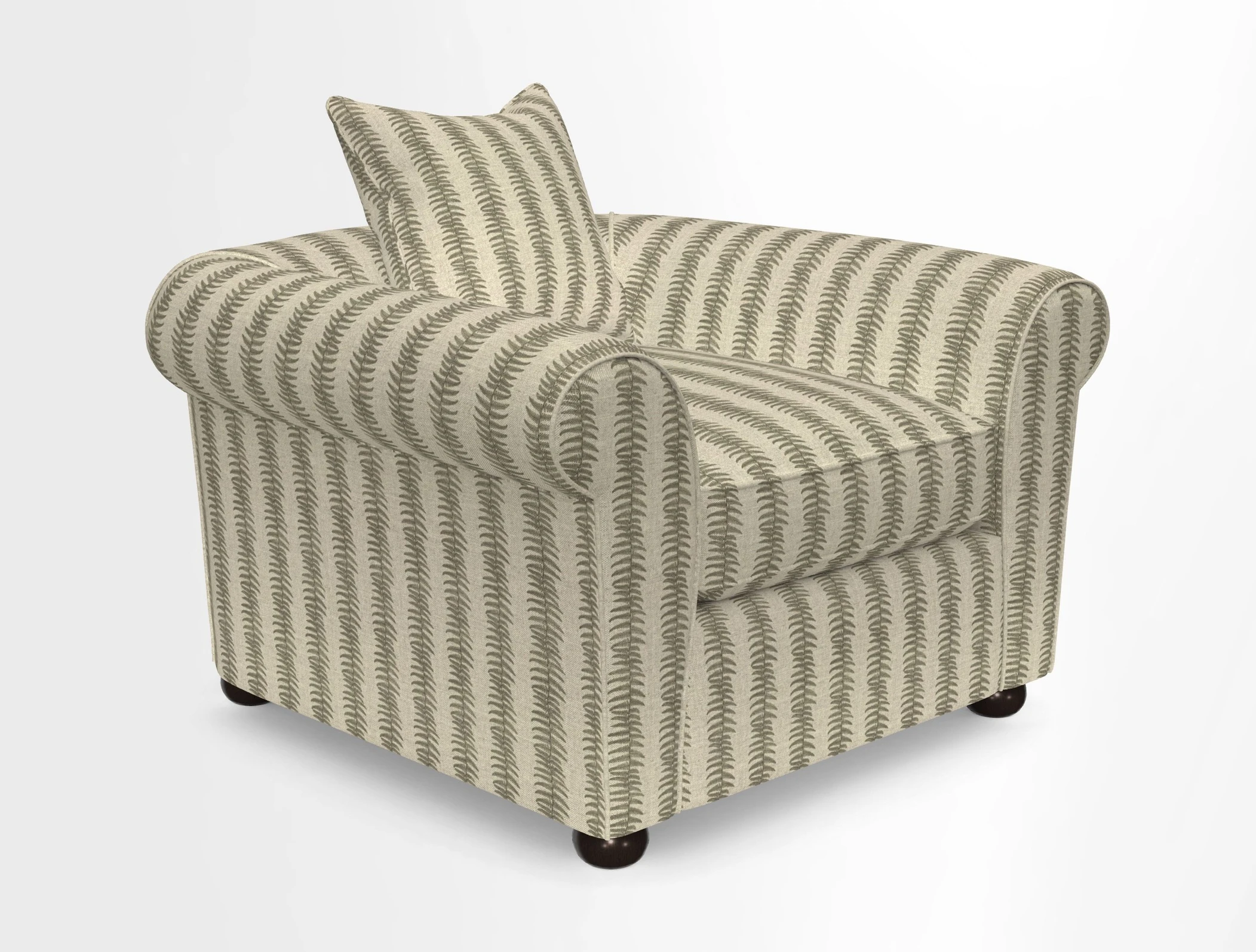 Lewes Chair in Two Tone Plain Biscuit