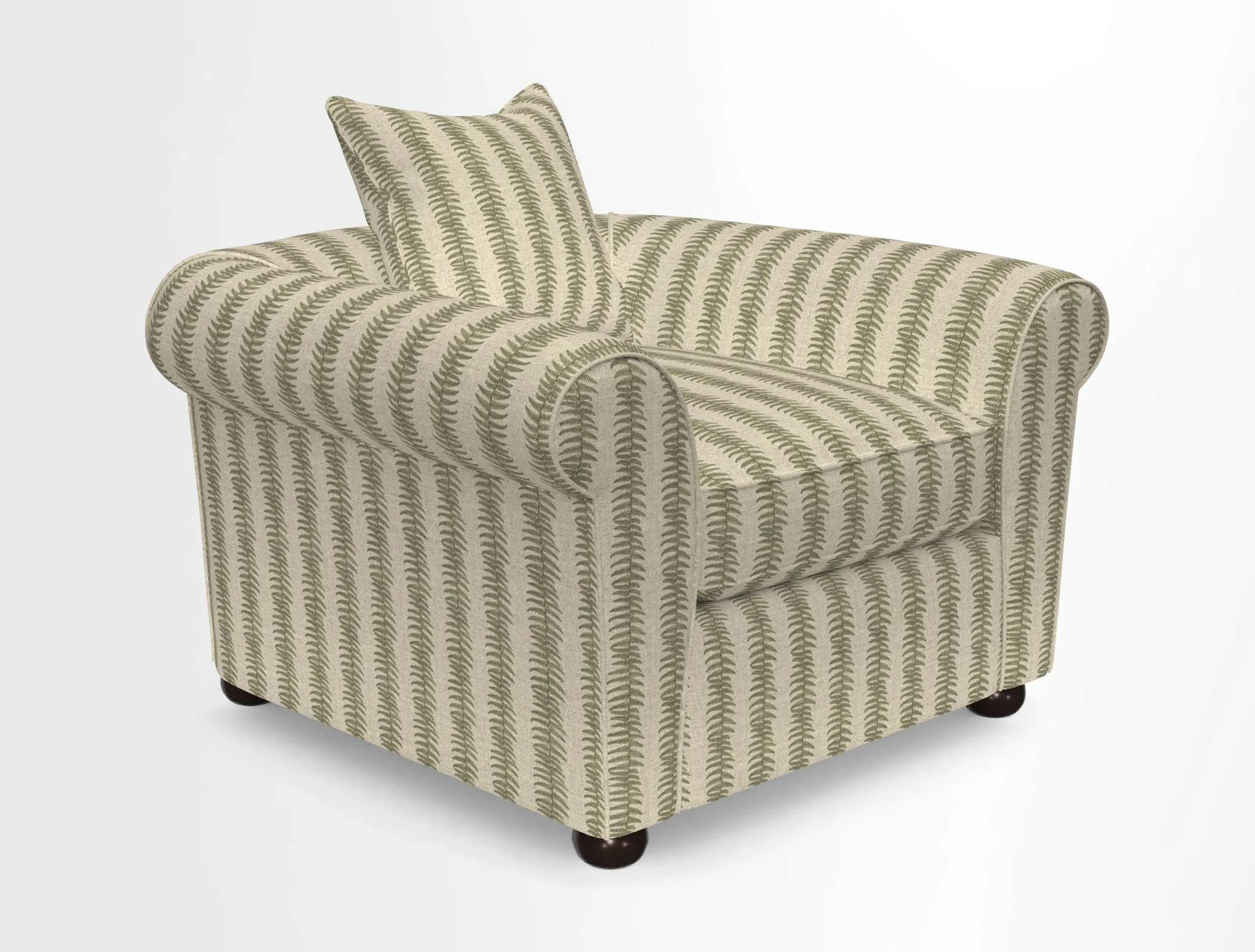 Lewes Chair in Two Tone Plain Biscuit