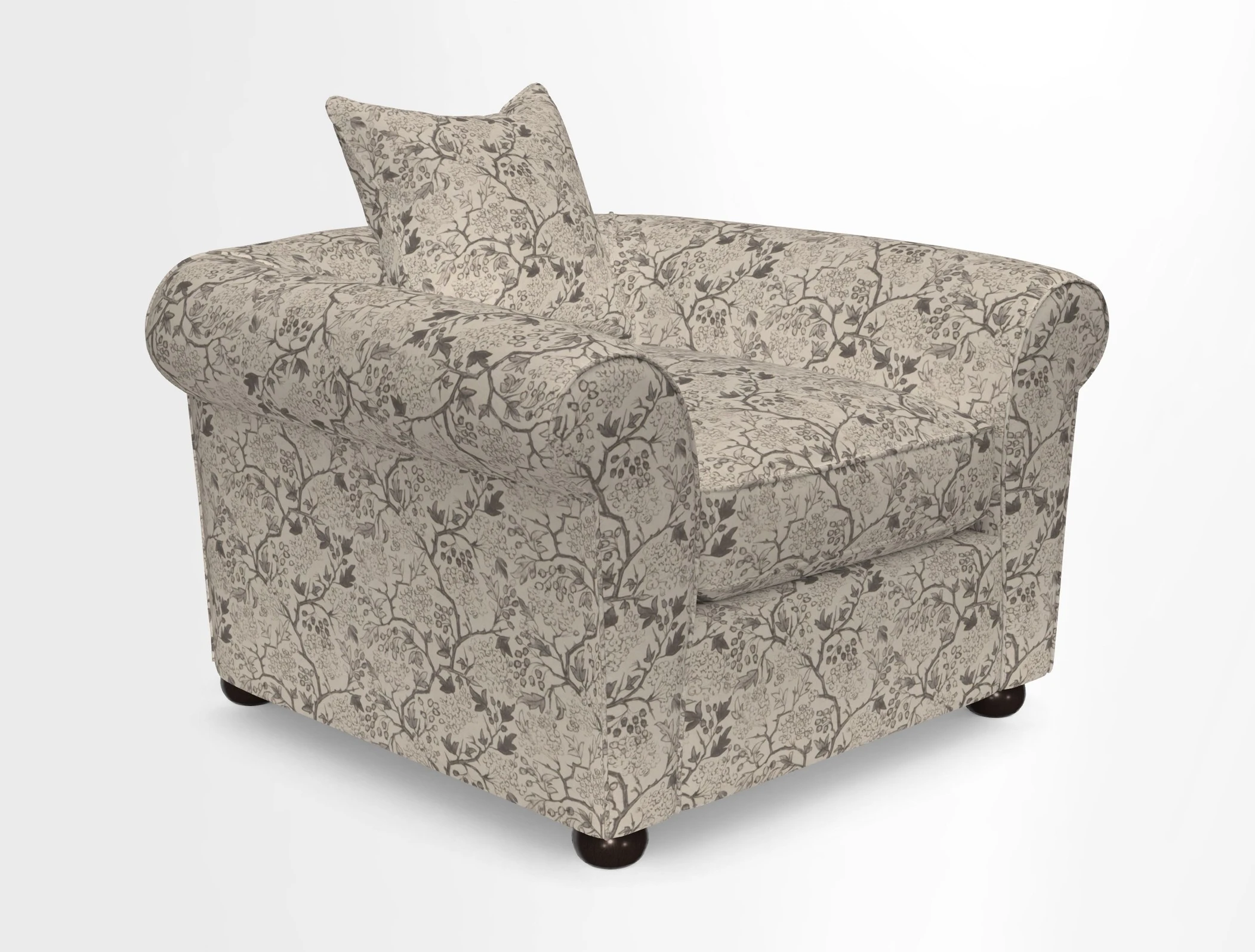 Lewes Chair in Two Tone Plain Biscuit
