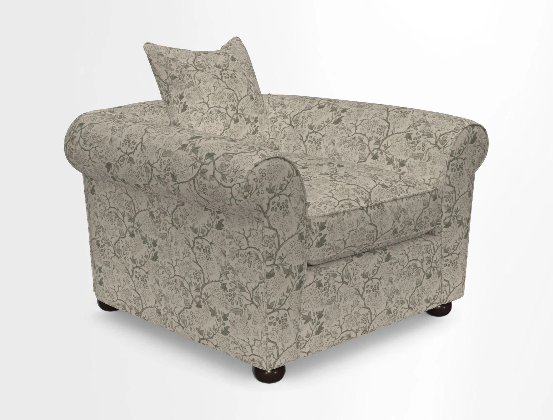 Lewes Chair in Two Tone Plain Biscuit