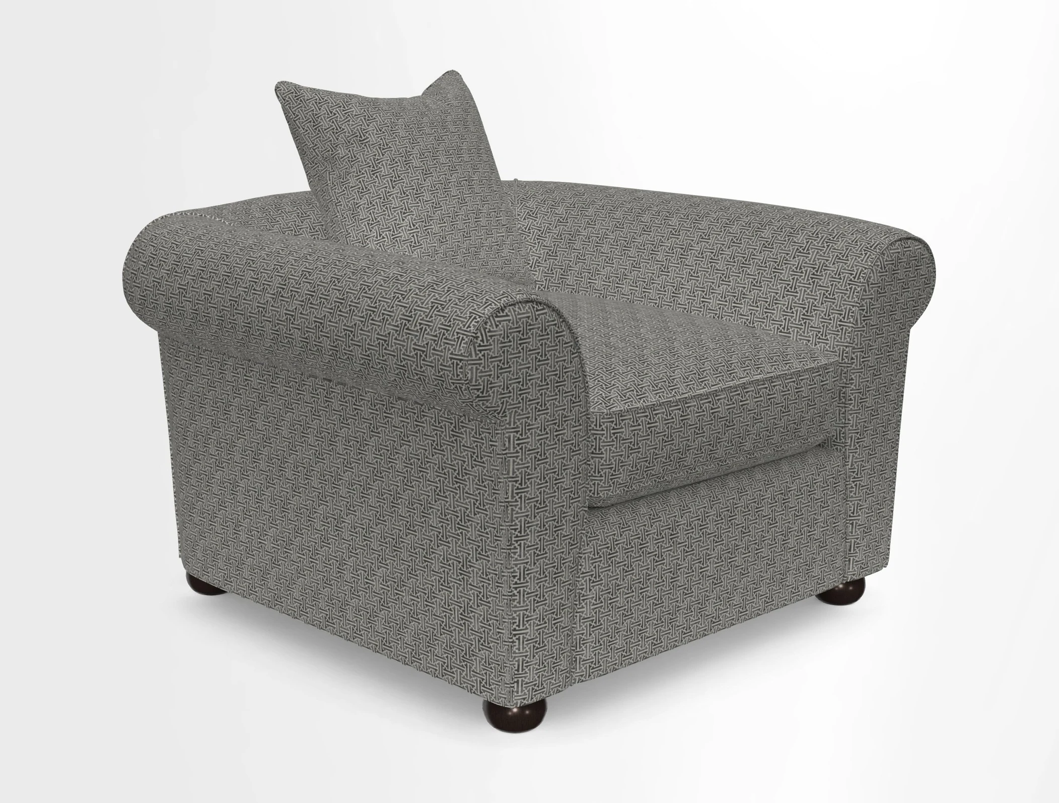 Lewes Chair in Two Tone Plain Biscuit