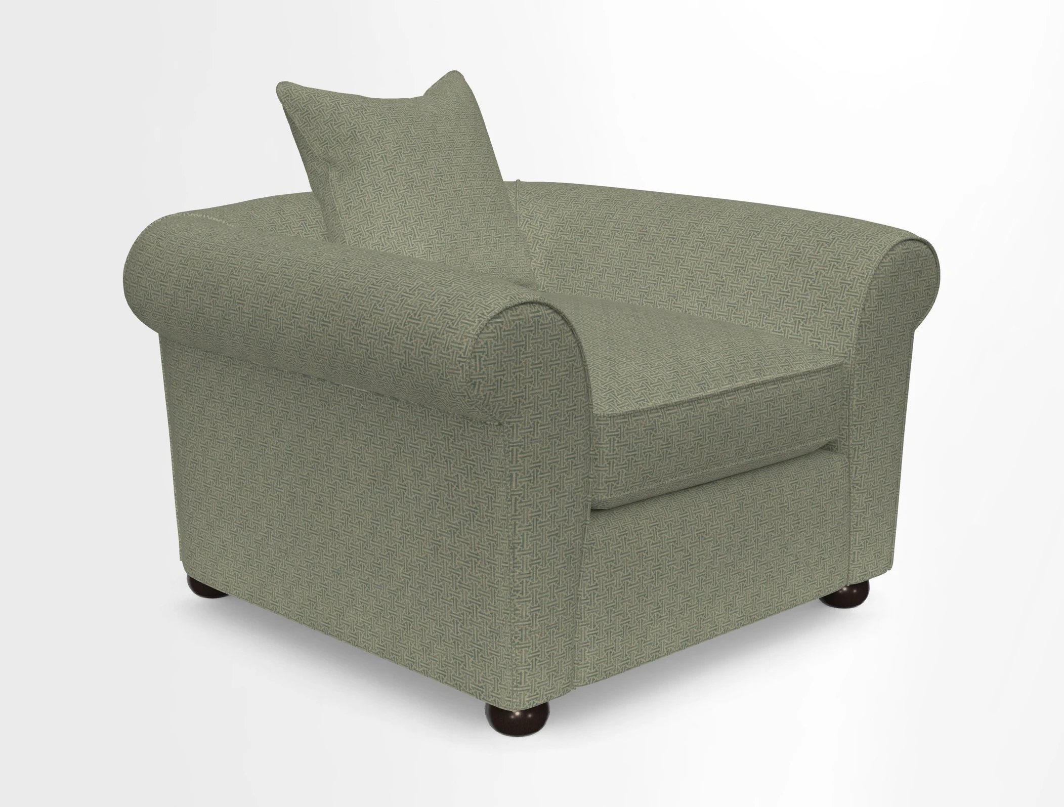 Lewes Chair in Two Tone Plain Biscuit