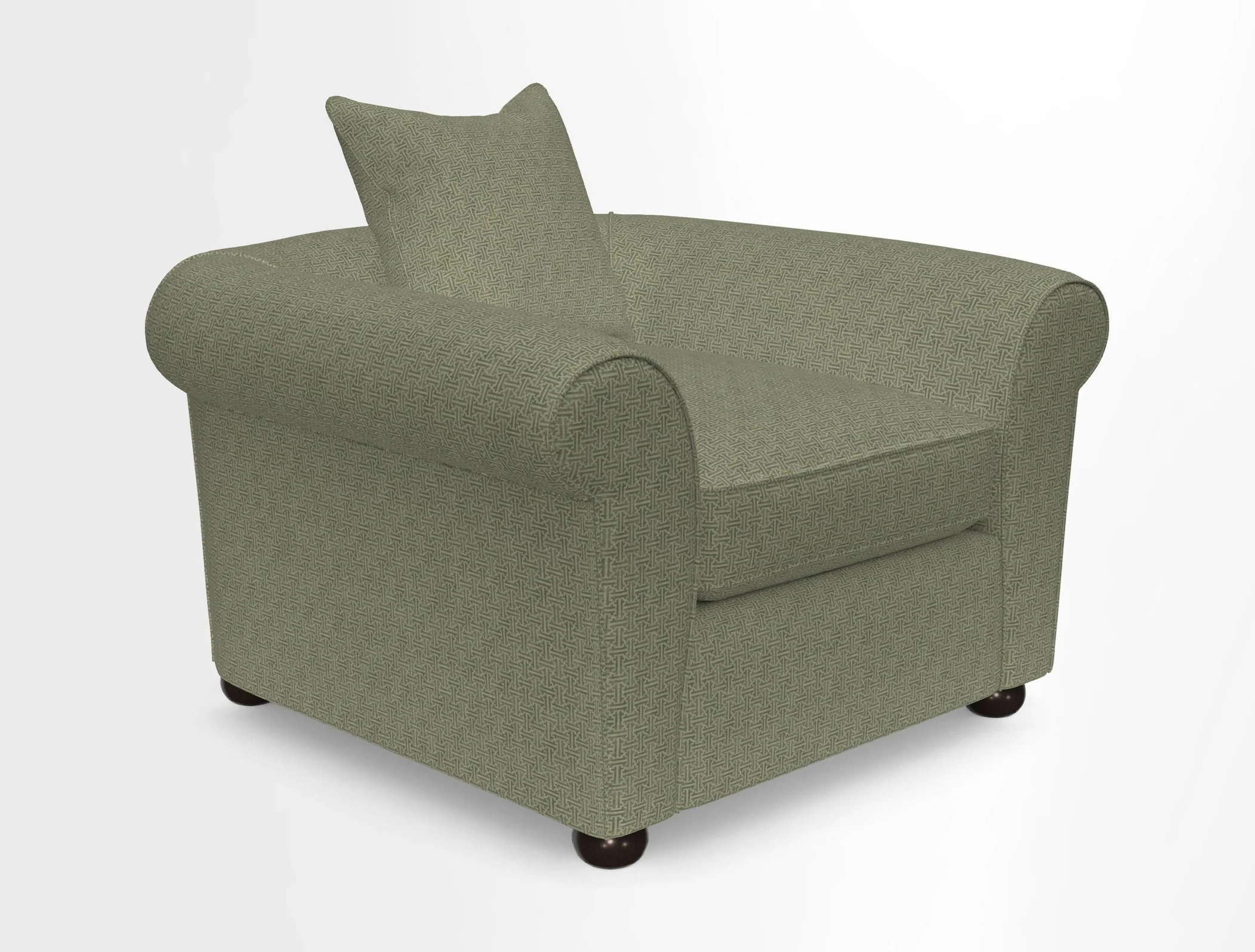 Lewes Chair in Two Tone Plain Biscuit