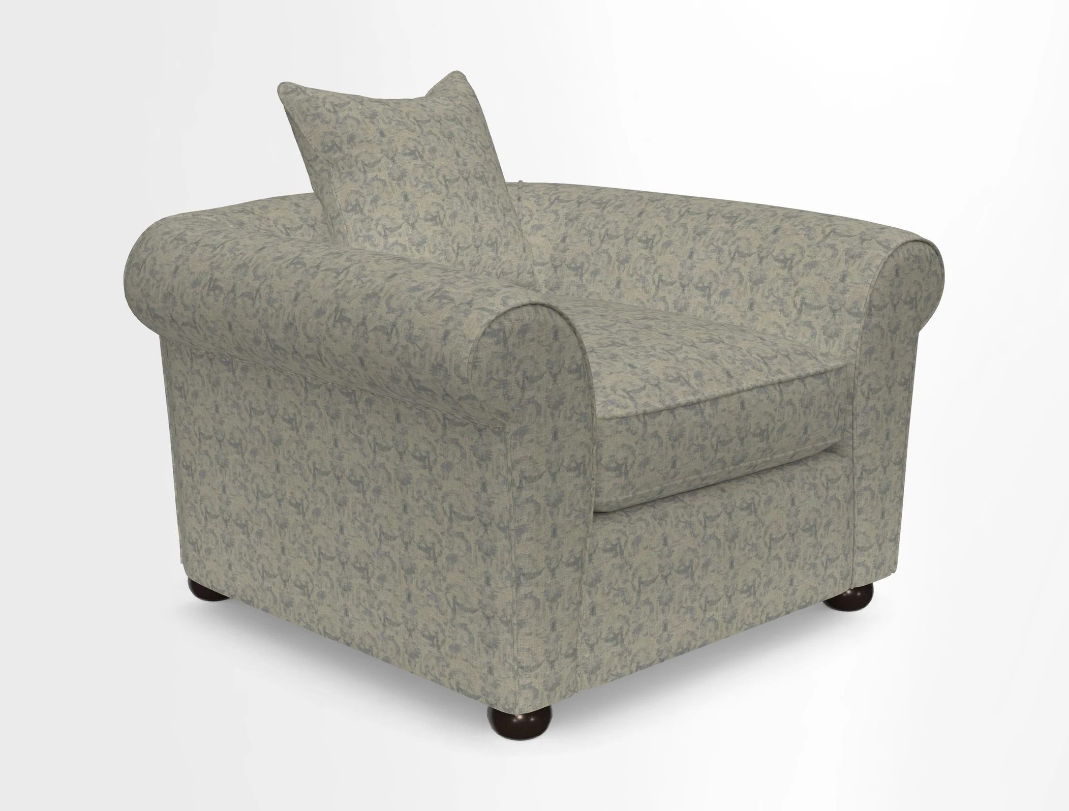 Lewes Chair in Two Tone Plain Biscuit