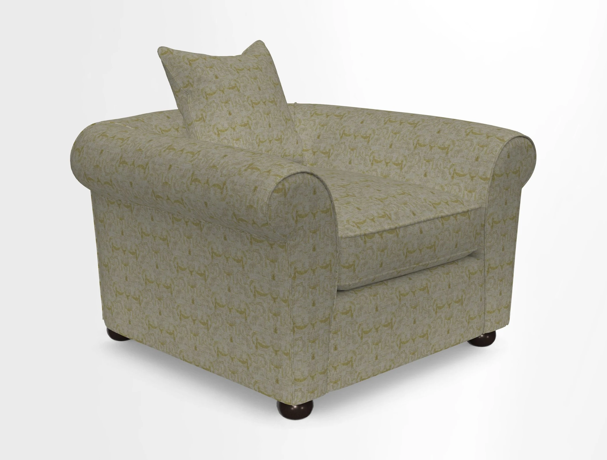 Lewes Chair in Two Tone Plain Biscuit