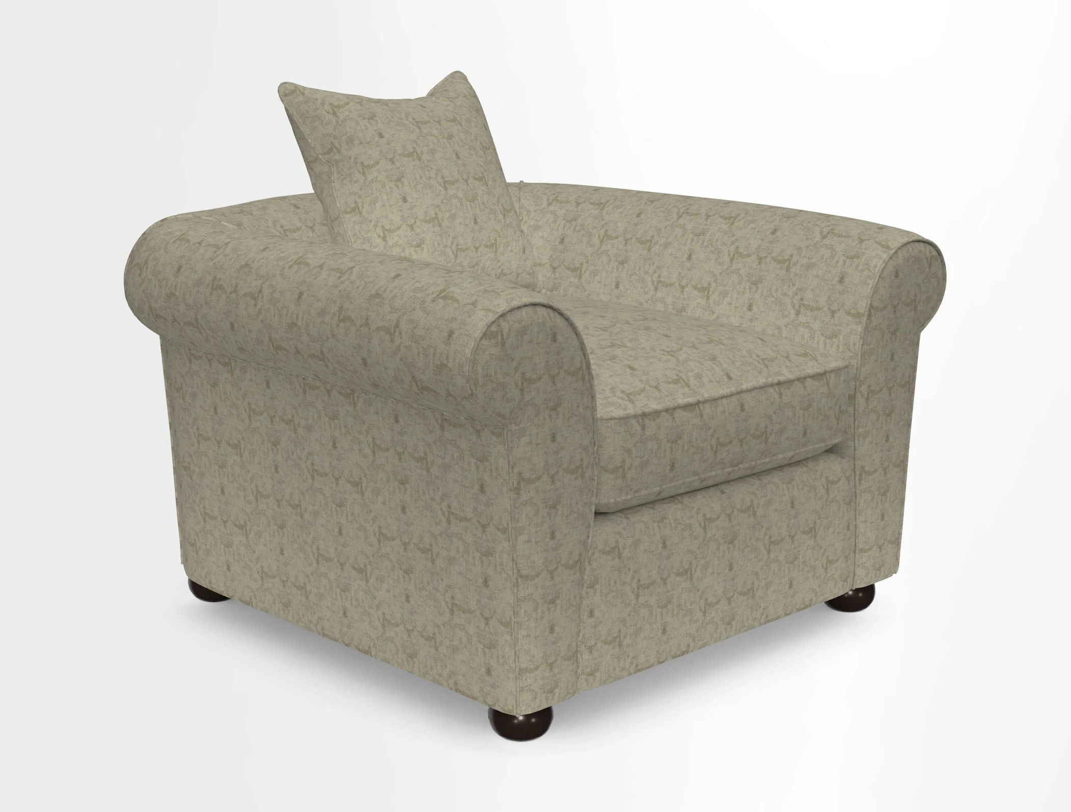 Lewes Chair in Two Tone Plain Biscuit